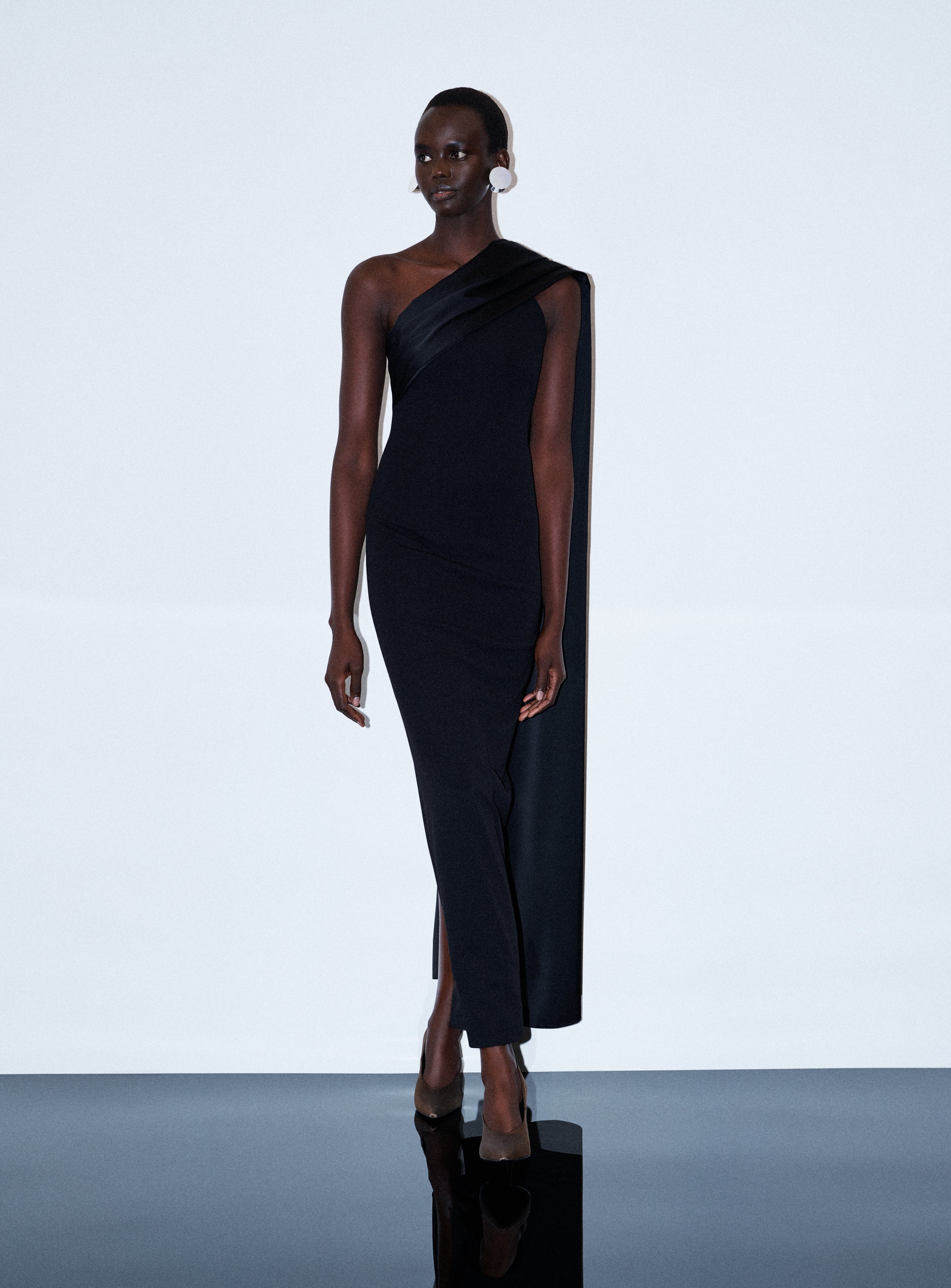 Solace London Audran maxi sukienka wieczorowa Black