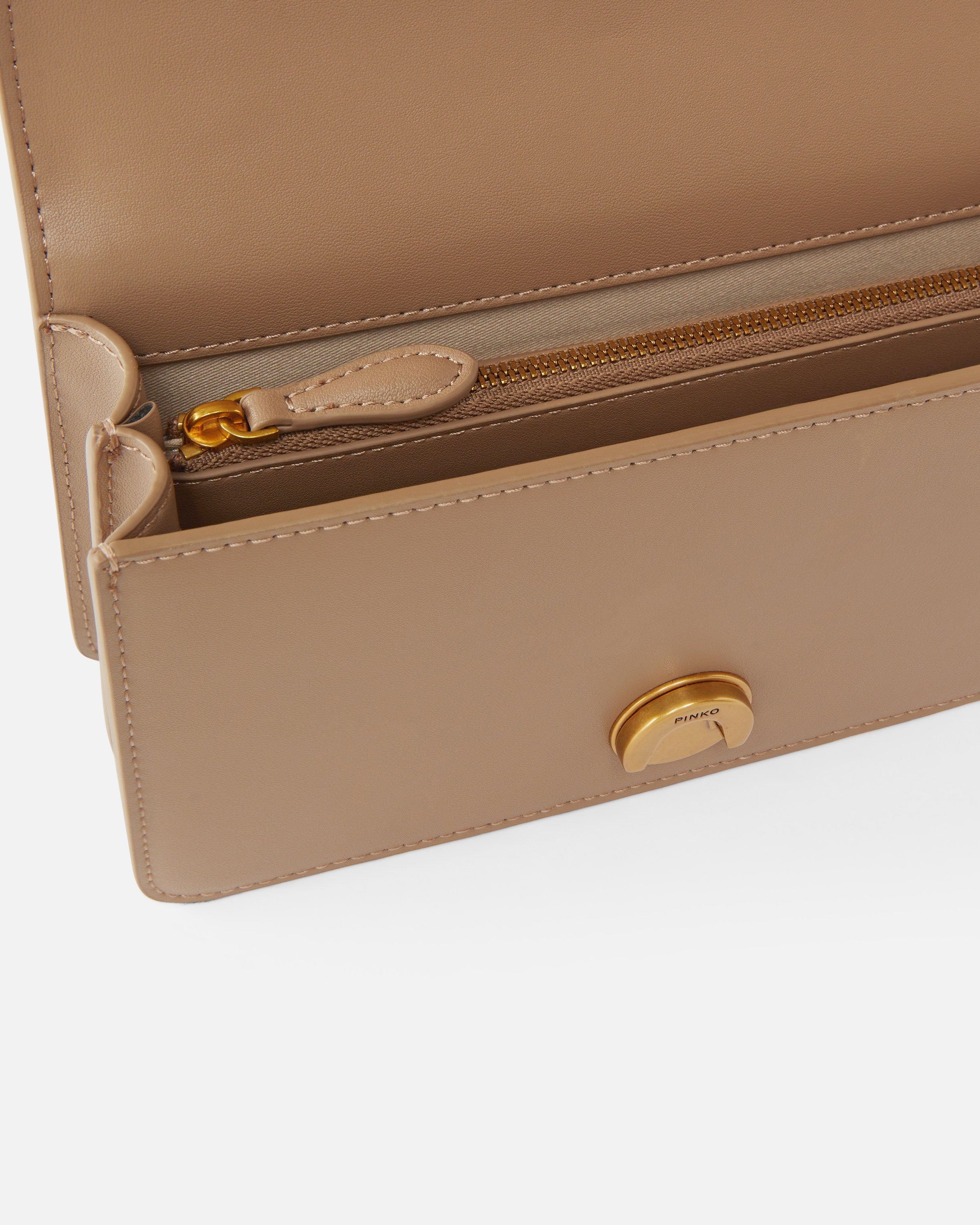 Pinko Love Bag One Simply torebka mini brązowa