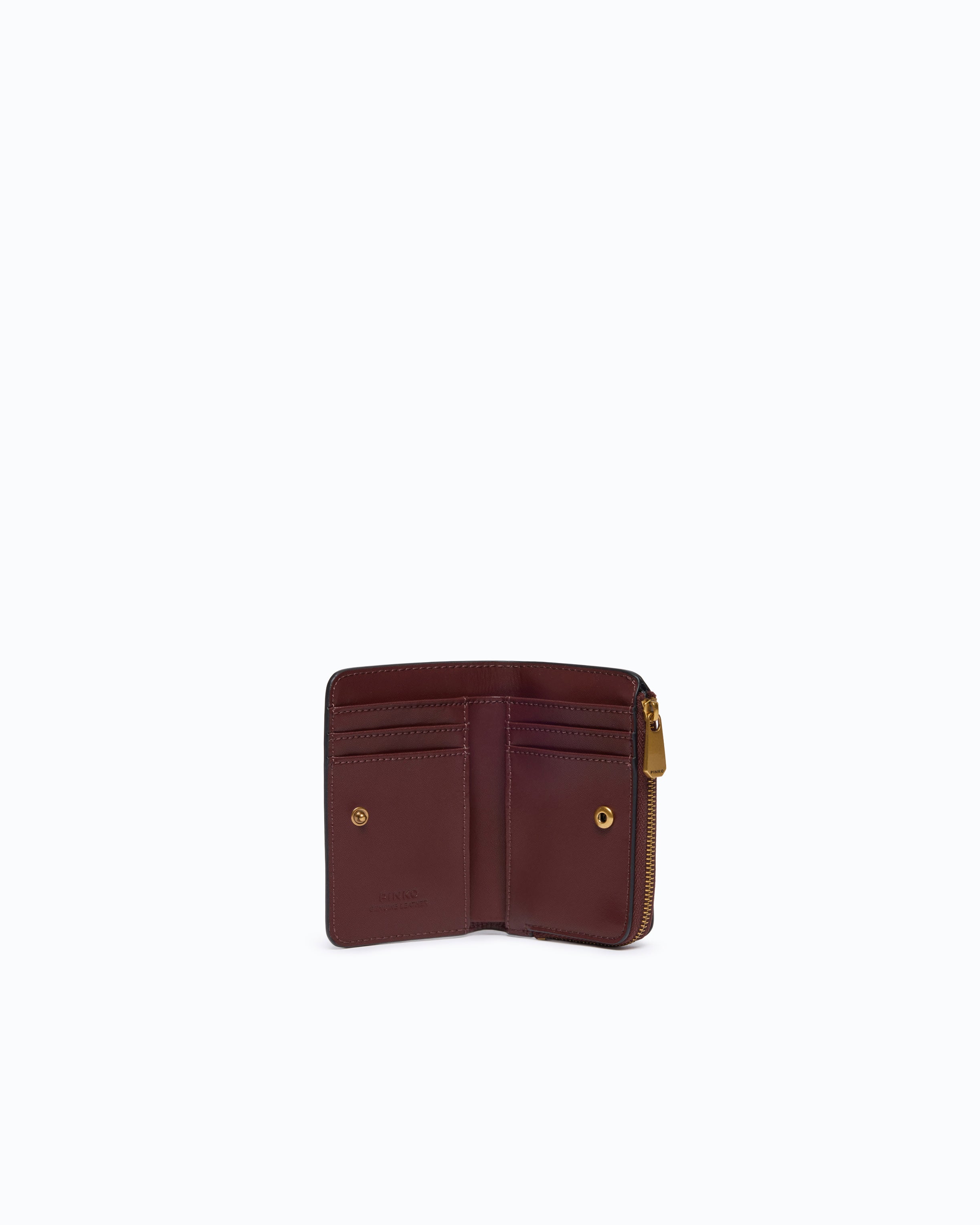 Pinko Mini Wallet portfel skórzany mały