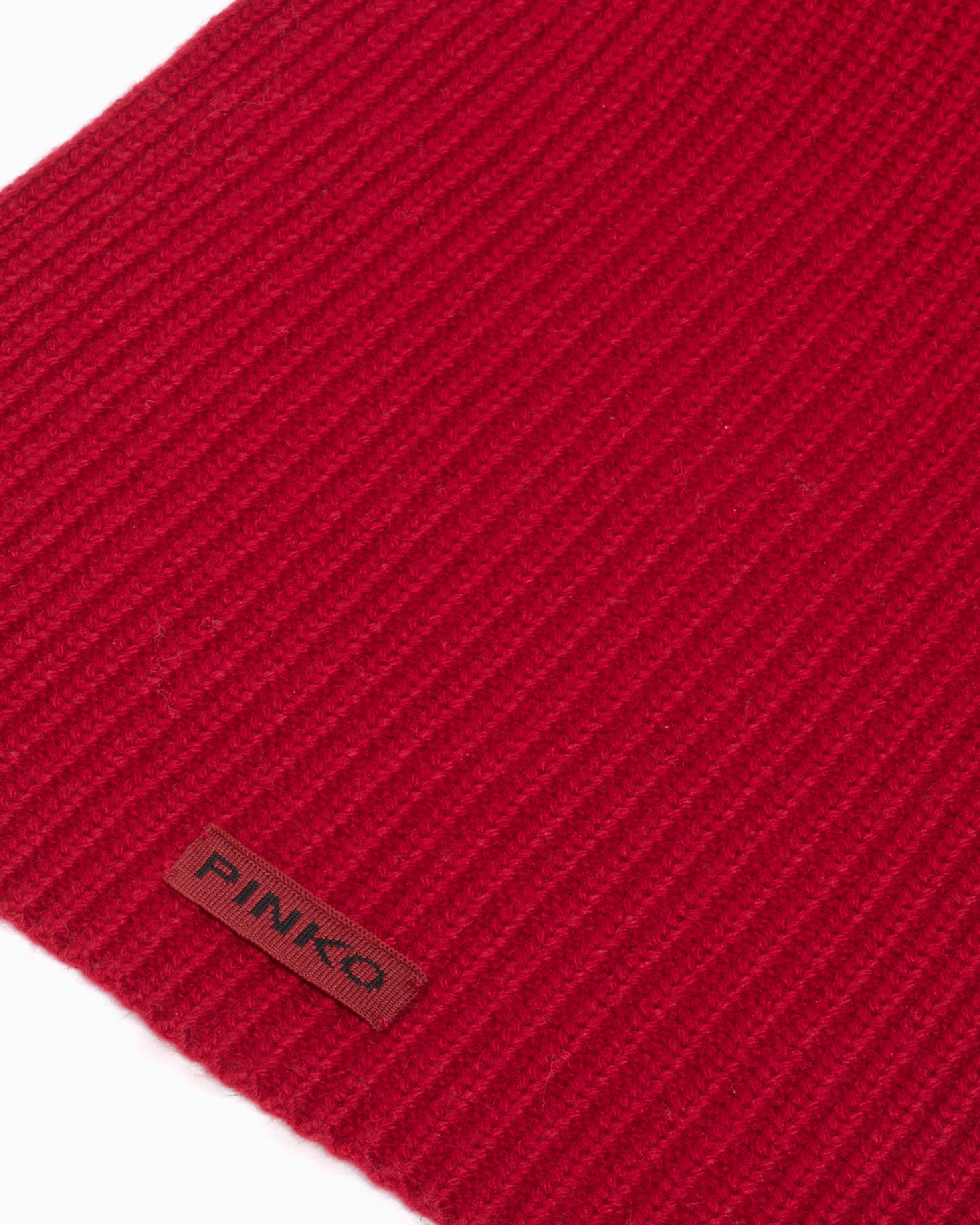Pinko Slovenia Scarf szalik z wełny i kaszmiru
