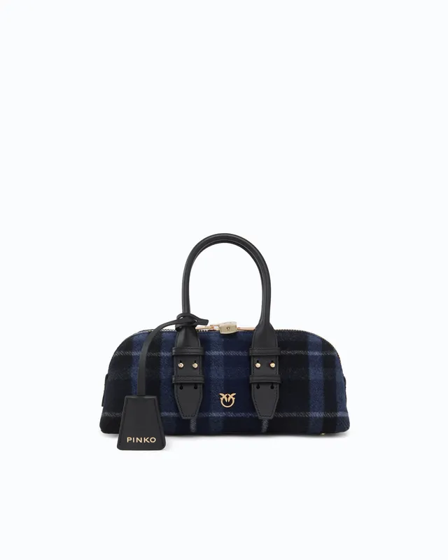 Pinko Escape Bag Horizontal torebka krata