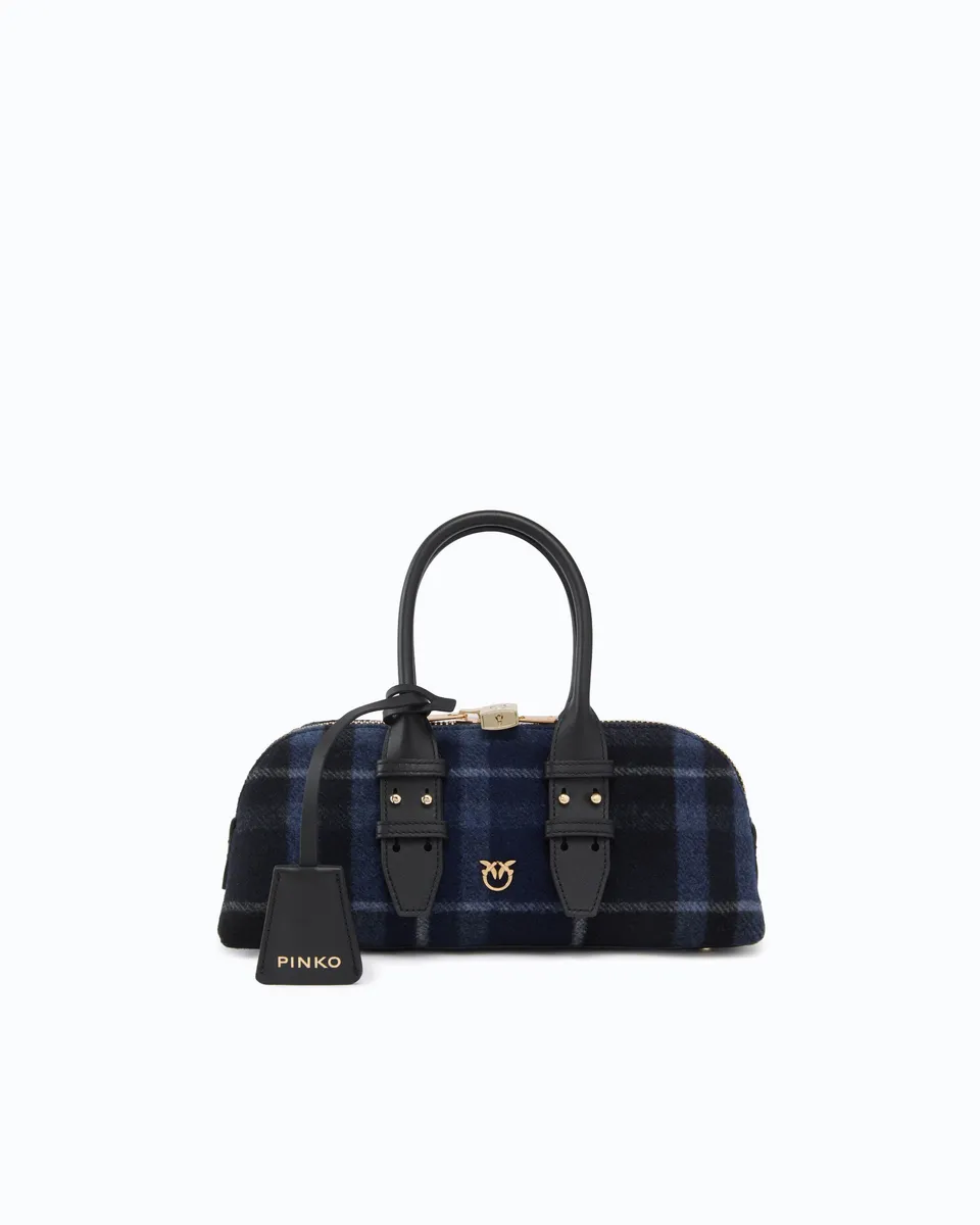 Pinko Escape Bag Horizontal torebka krata
