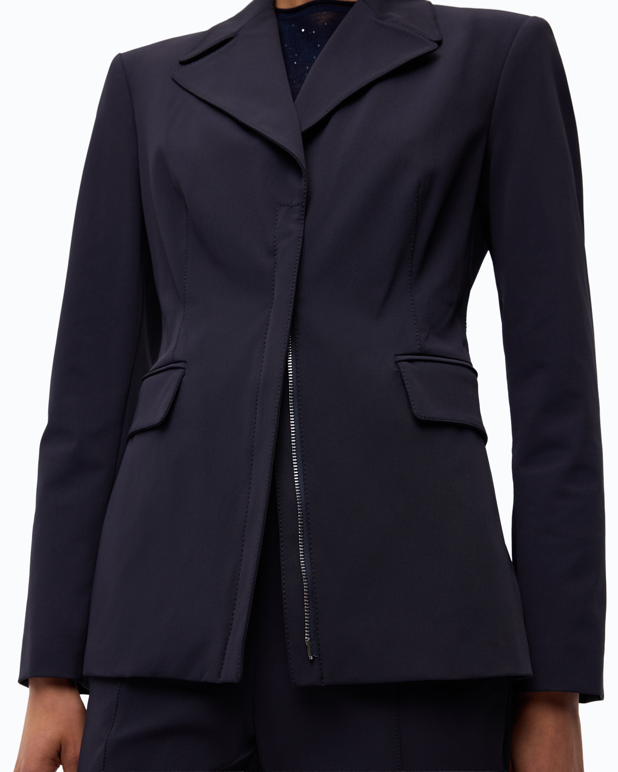 Pinko Terlaner Jacket marynarka techniczna niebieska