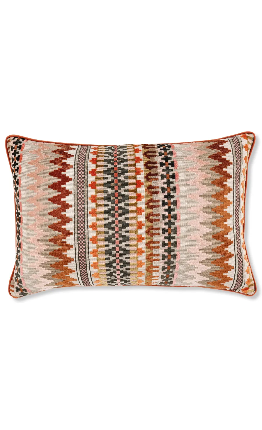 Temperley London Talulah poduszka welurowa 60x40 sienna