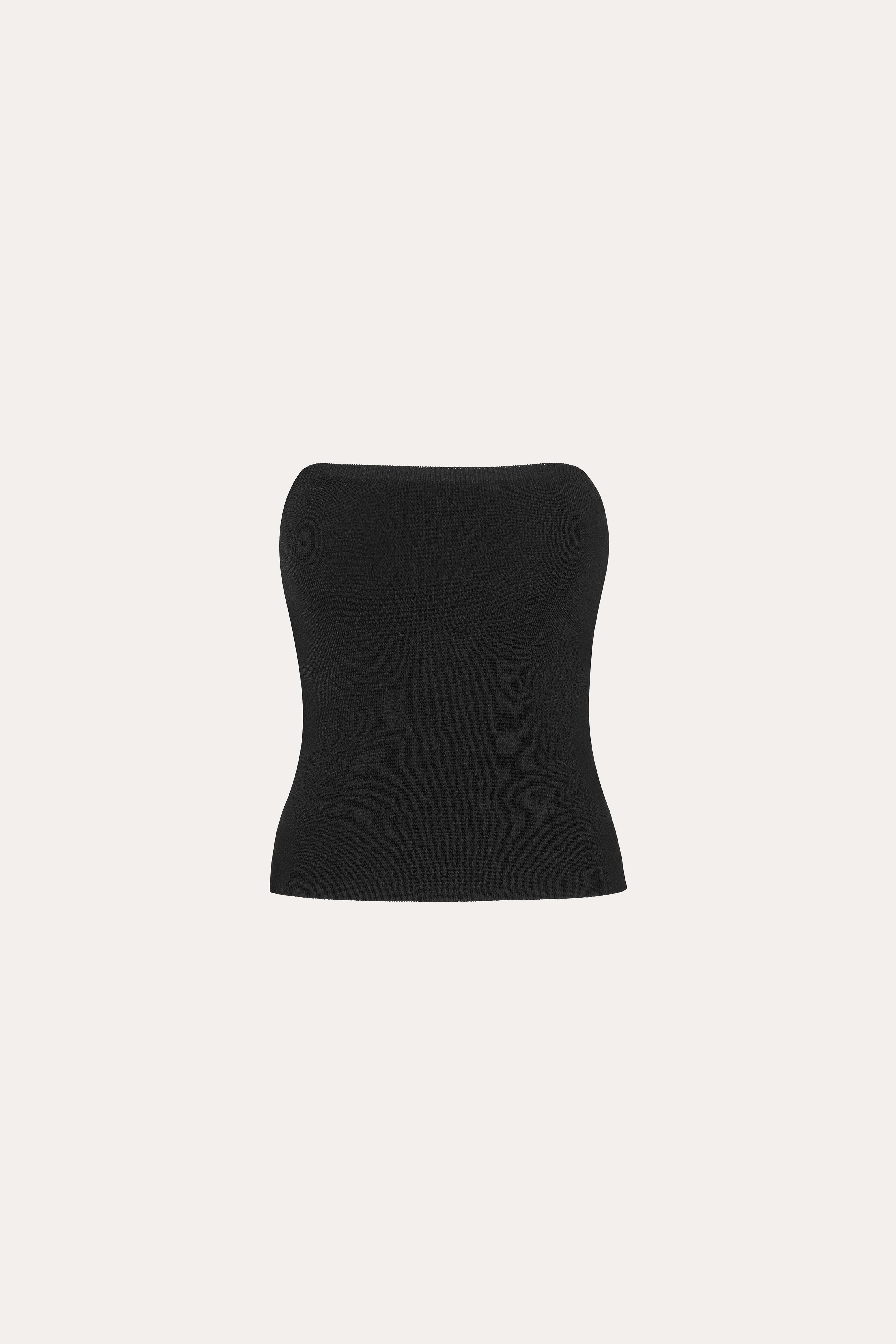 Elie Tahari Overlay Two Piece sweter czarny z topem