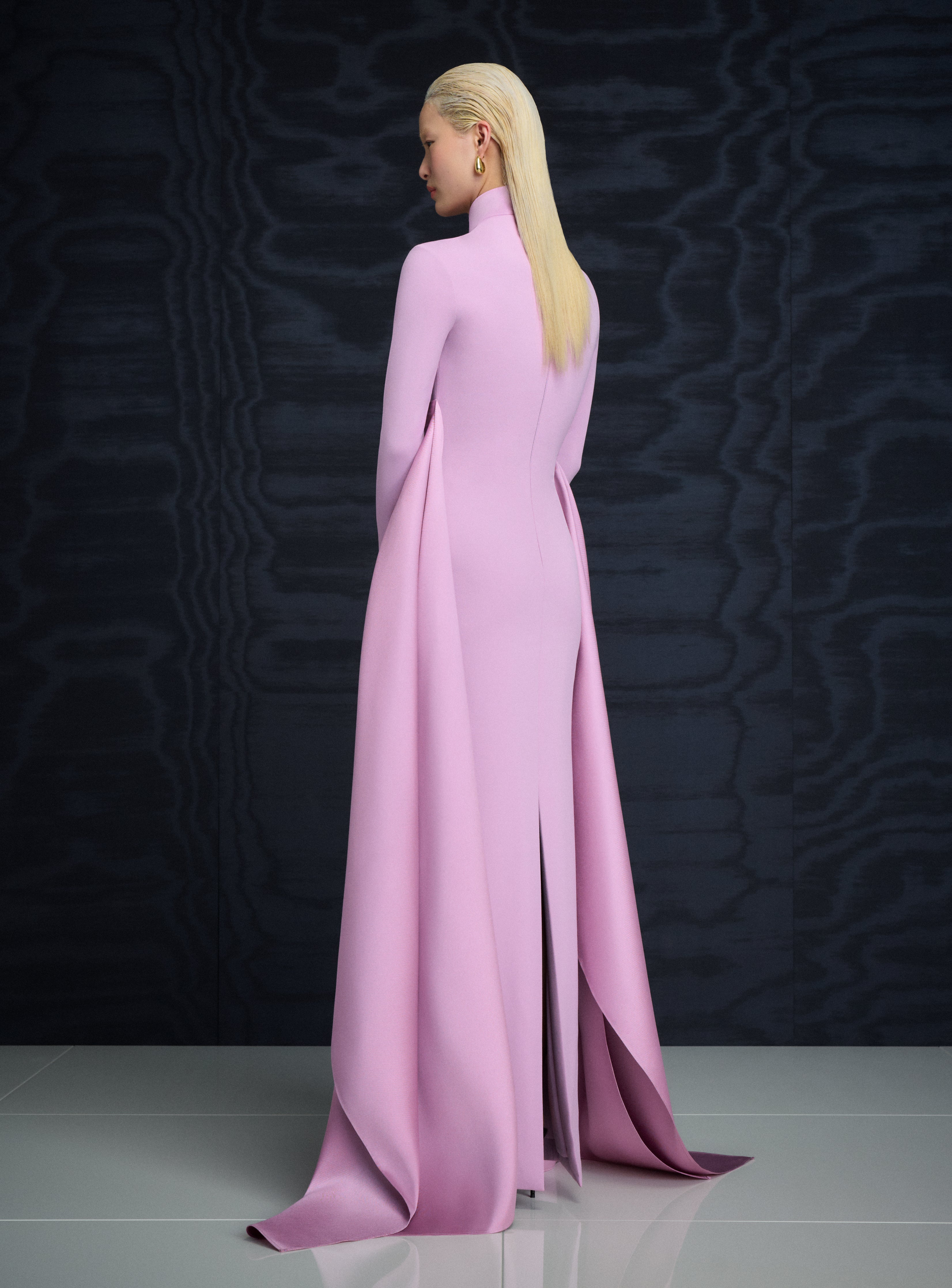 Solace London Olivia sukienka wieczorowa maxi wisteria