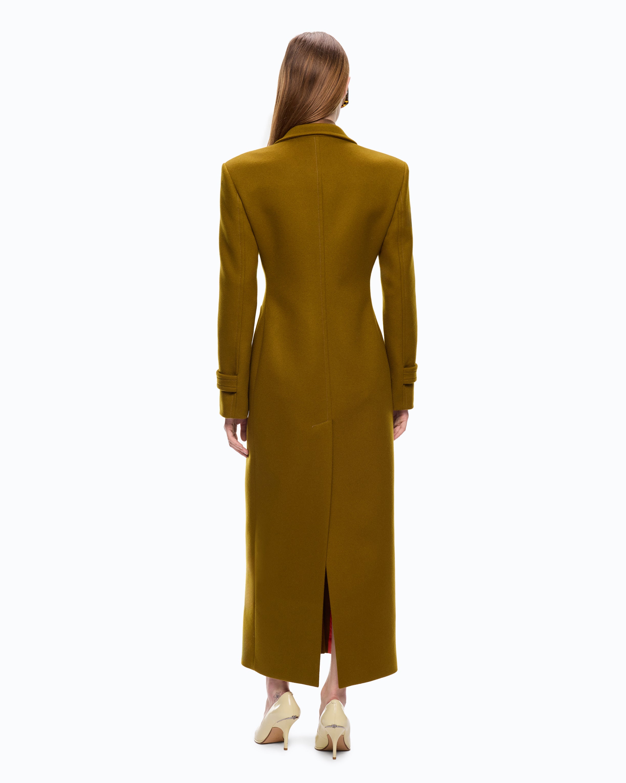 Pinko Verici Coat płaszcz wełniany długi