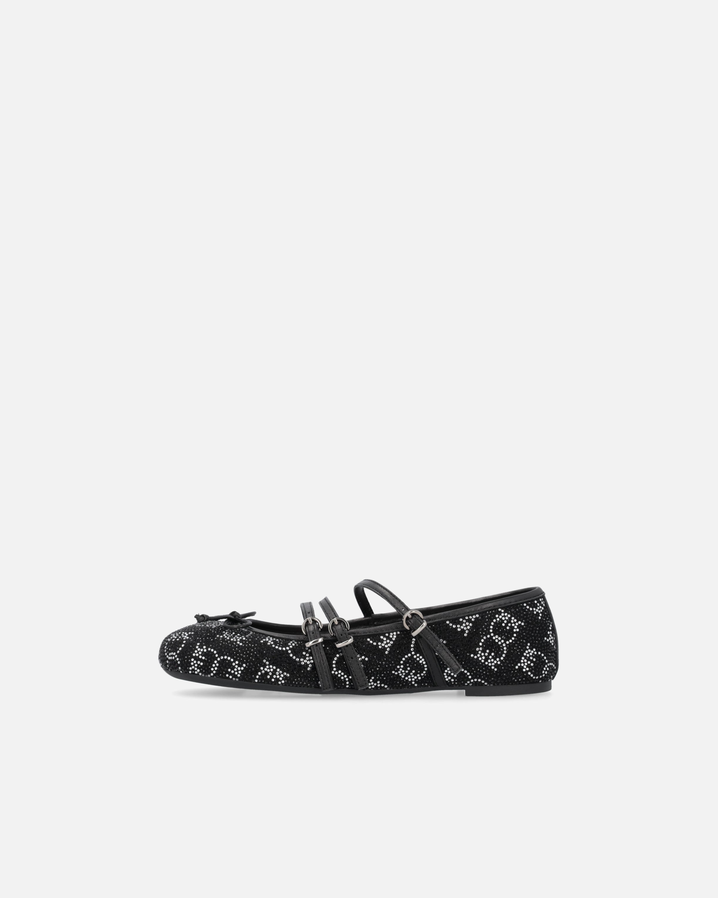 Pinko Joy 10 baleriny monogram z kryształkami