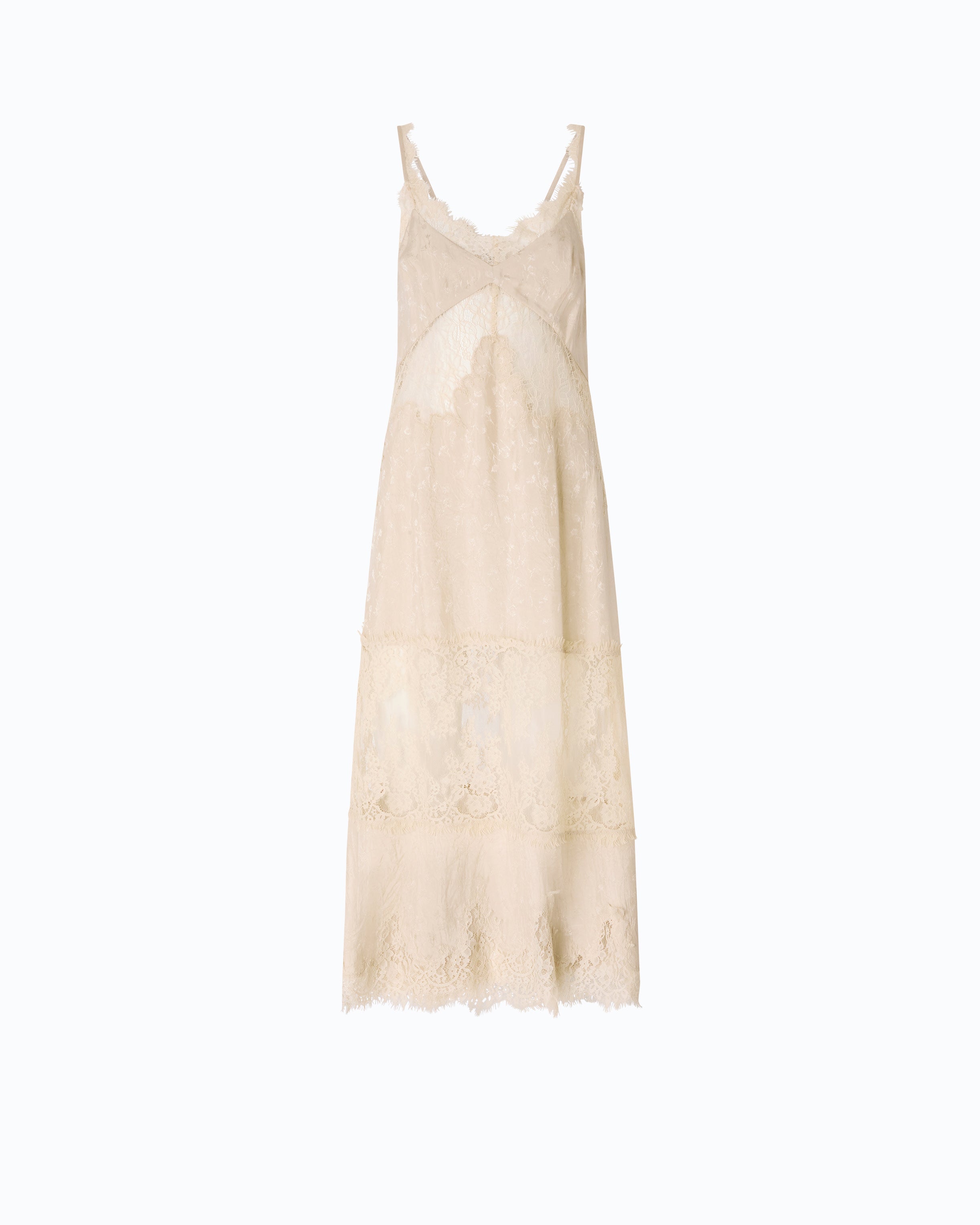 Pinko Aster Dress sukienka midi szara koronkowa