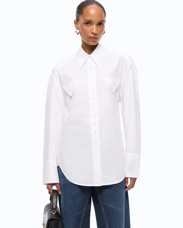 Pinko Maggiolino Shirt koszula slim fit biała