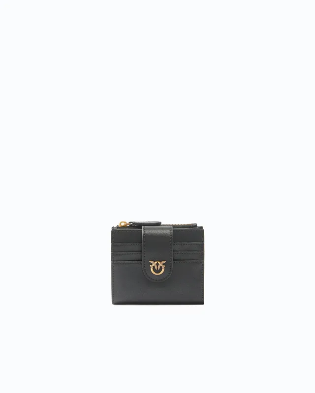 Pinko Wallet portfel skórzany U mały gładki