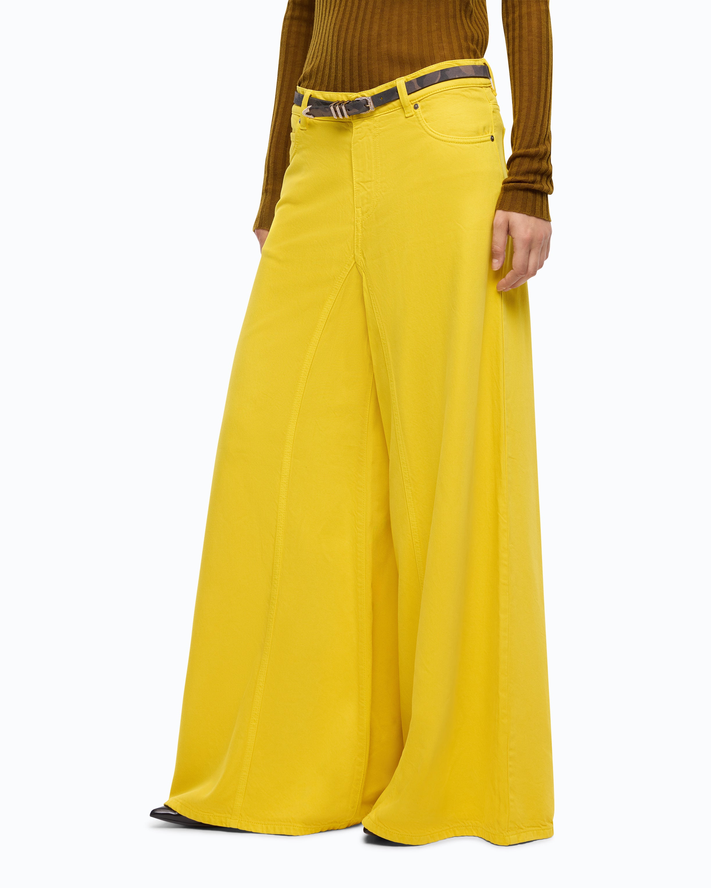 Pinko Winona Wide Leg dżinsy szerokie vintage