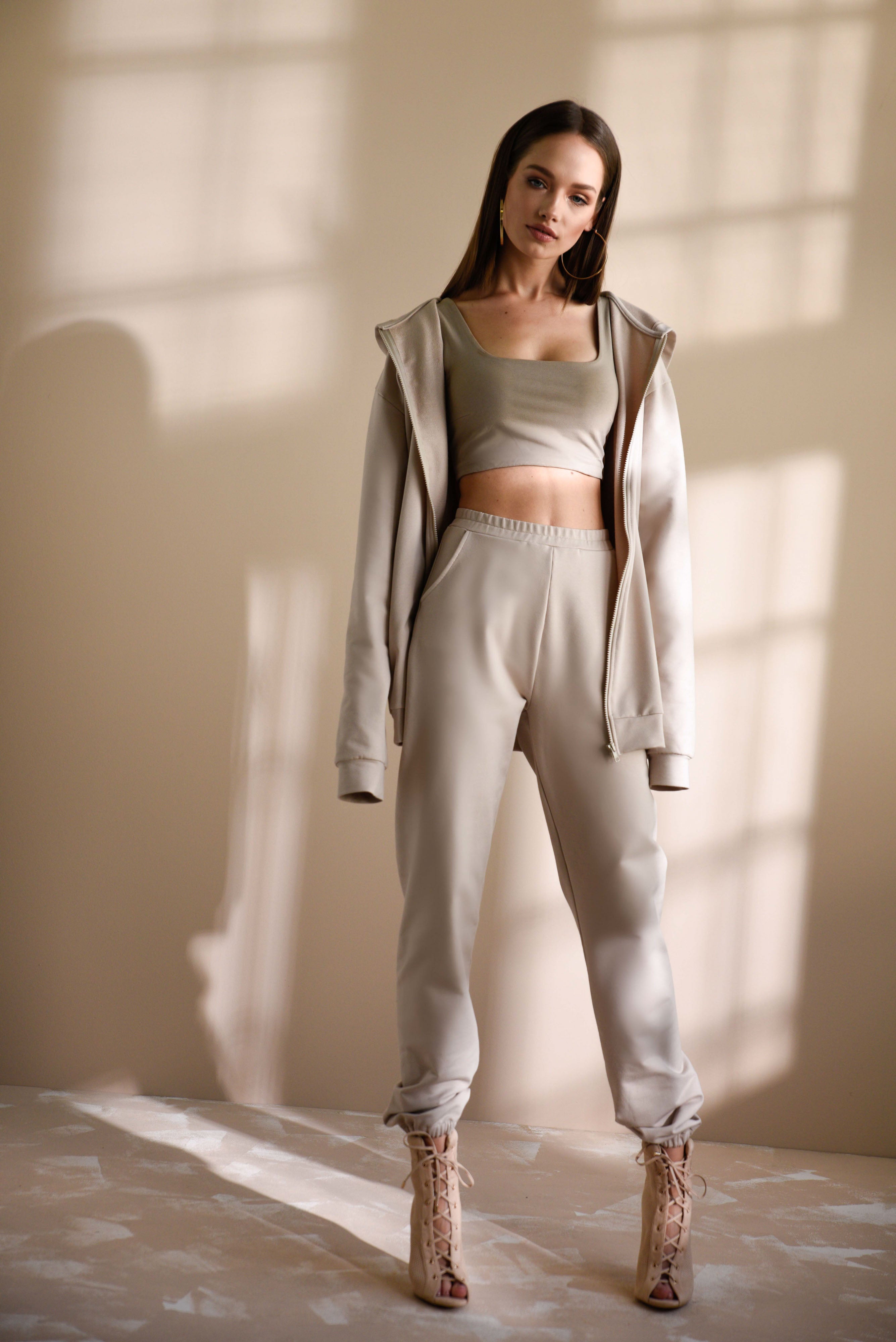 Nudyess Hoodie Kardamon bluza oversize z kapturem