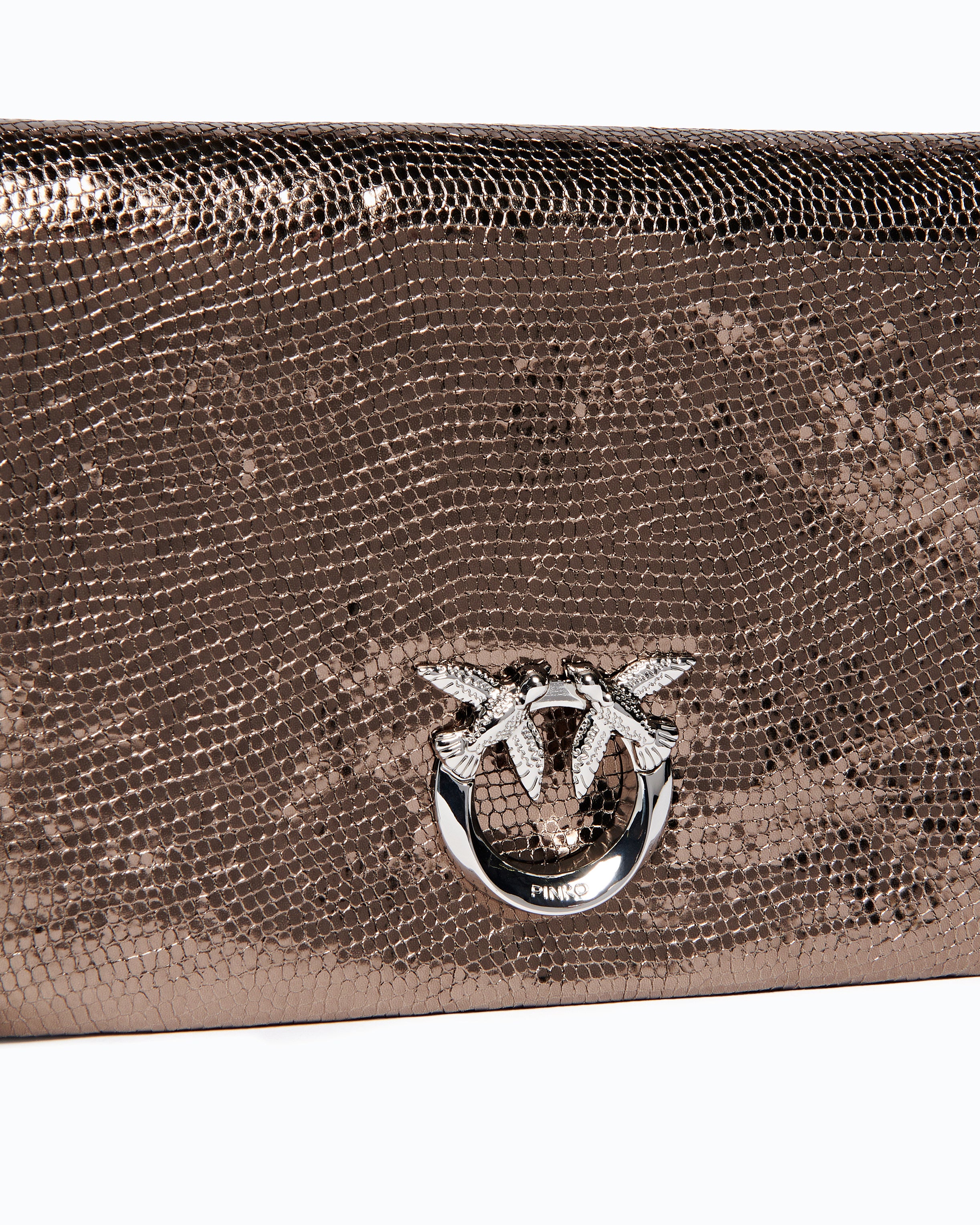 Pinko Love Bag Click kopertówka wężowa U