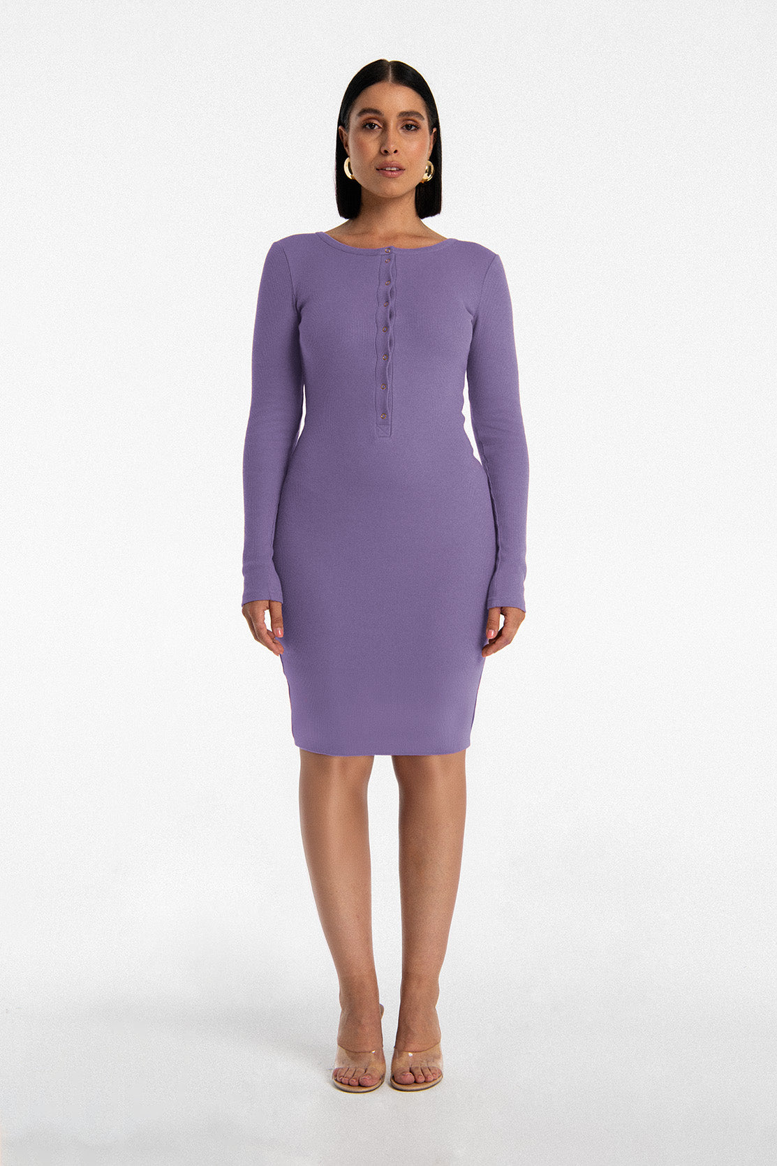 Nudyess Isla k811 sukienka mimi Purple napy