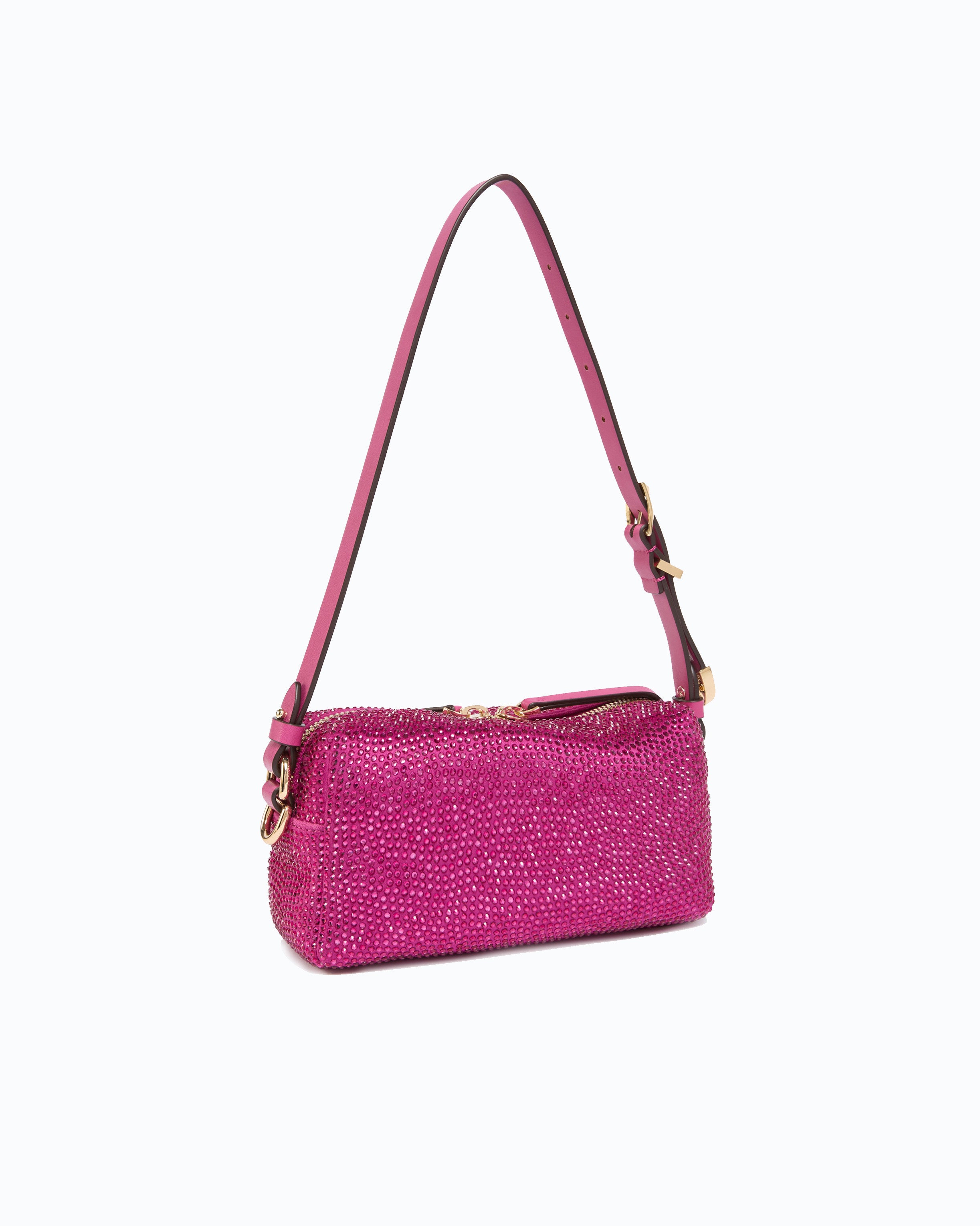 Pinko Triptych Bowling Bag kuferek z kryształkami