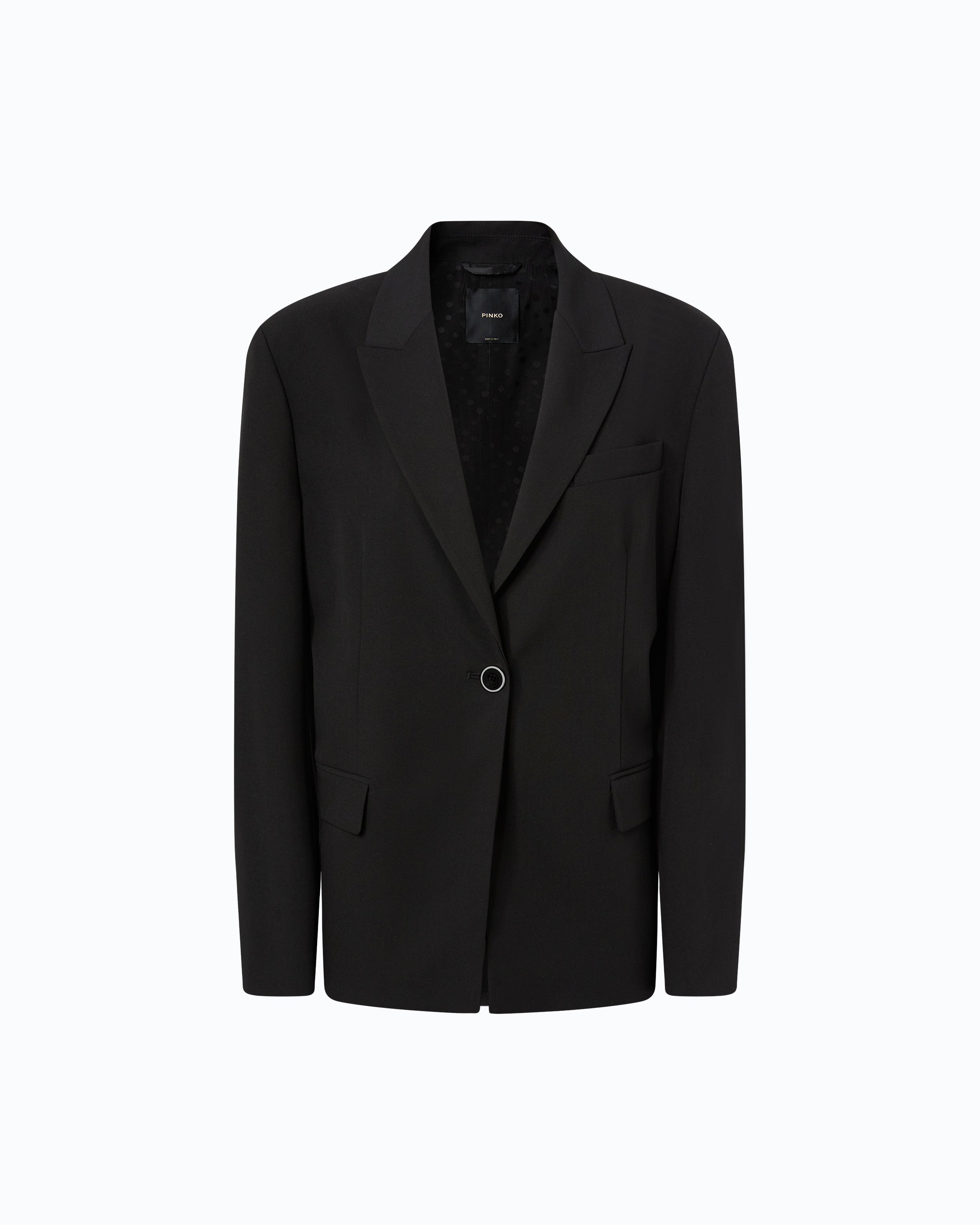 Pinko Umbrella Jacket marynarka w kropki czarna