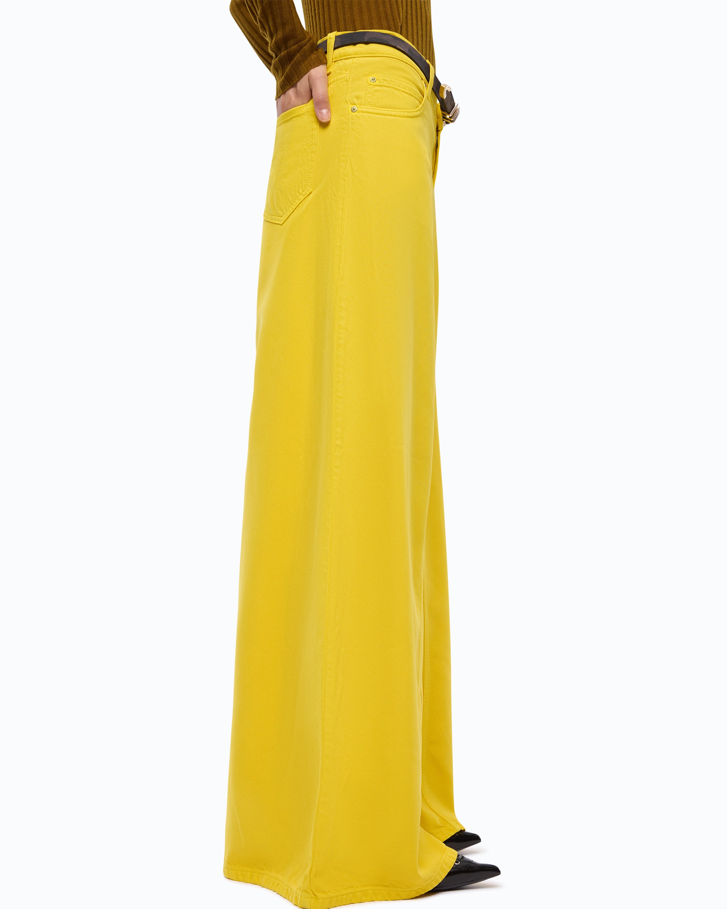 Pinko Winona Wide Leg dżinsy szerokie vintage