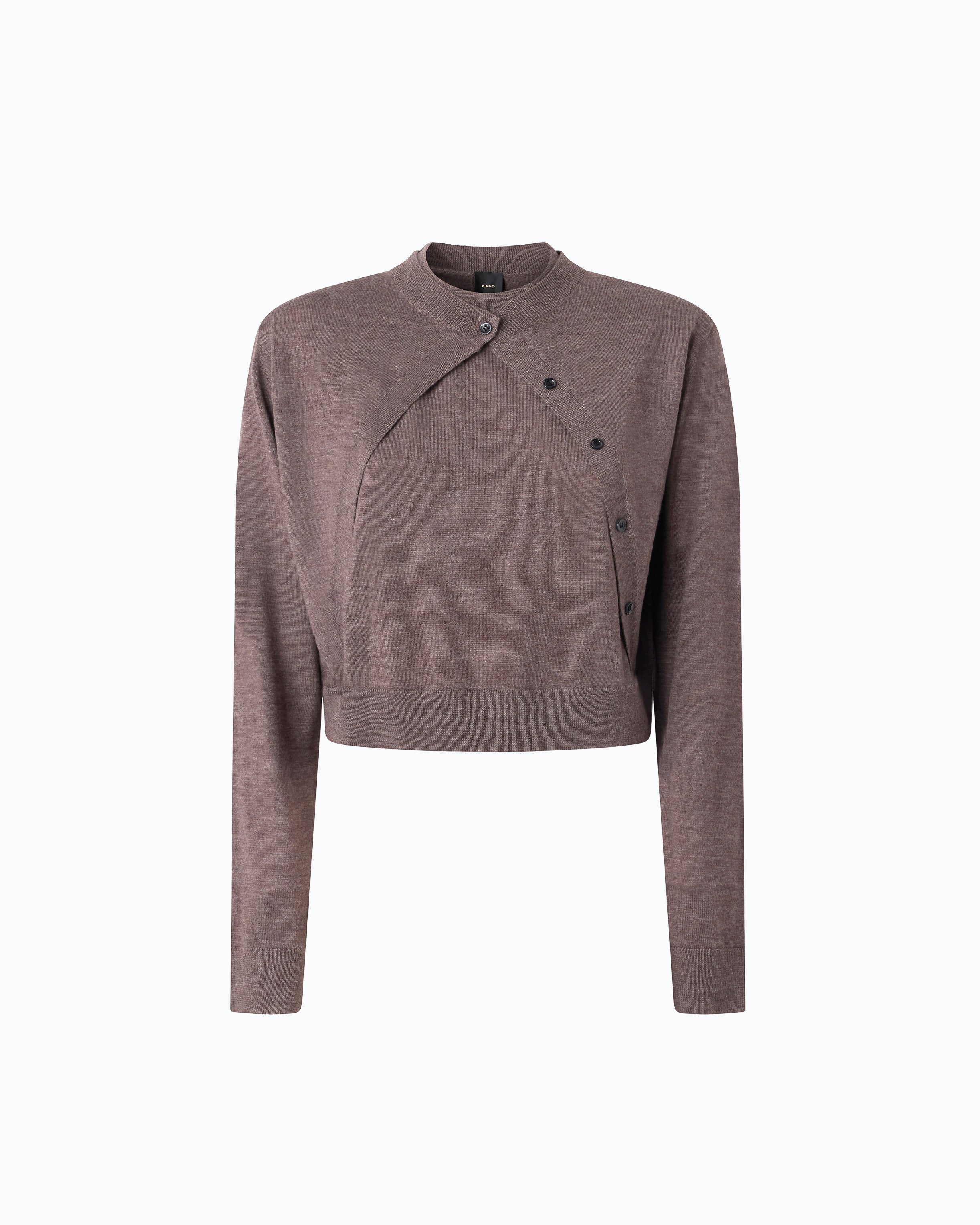 Pinko Tallin Cardigan sweter wełniany z kardiganem