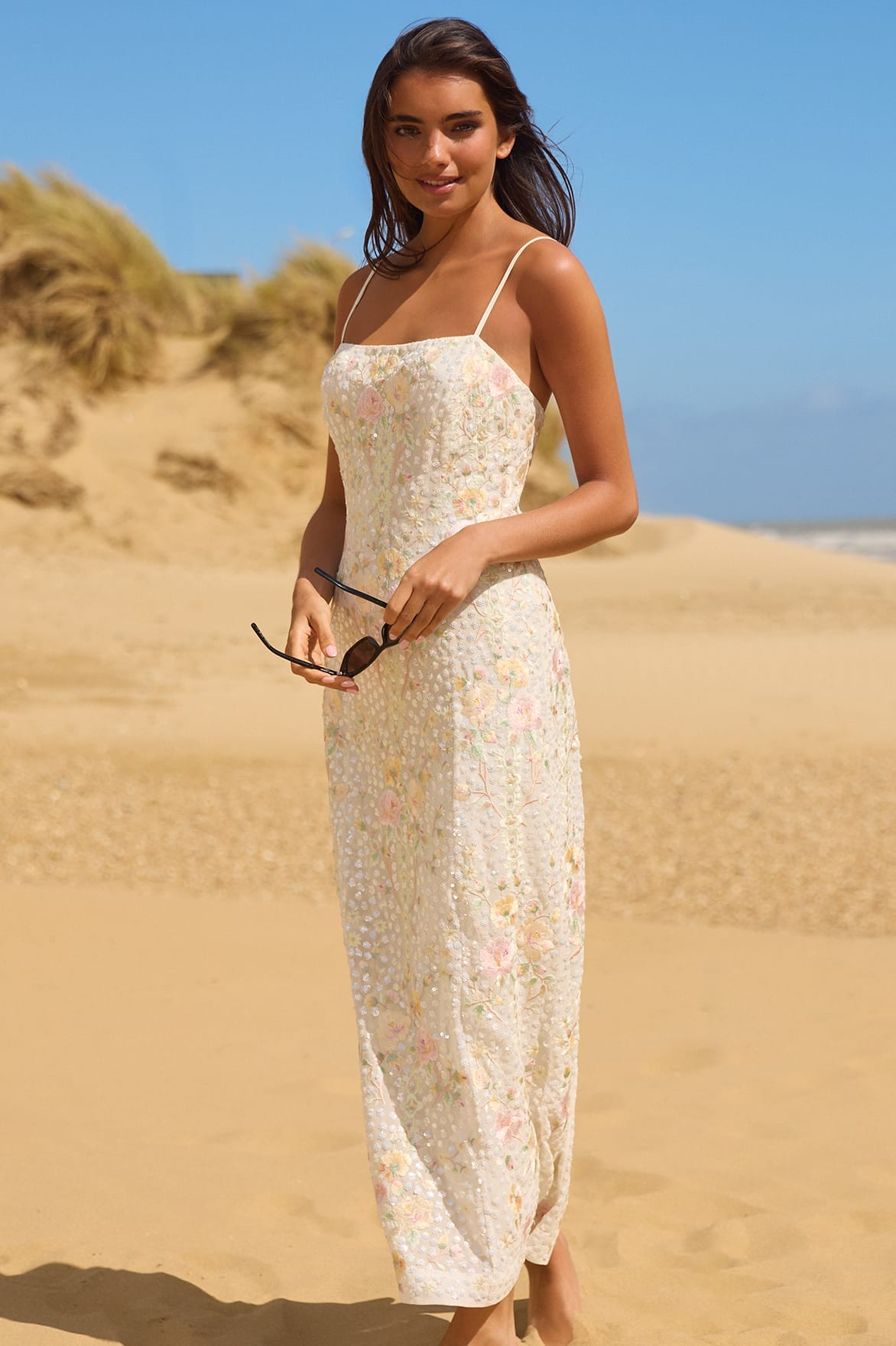 Needle & Thread Garden Rose Gown suknia biała haft