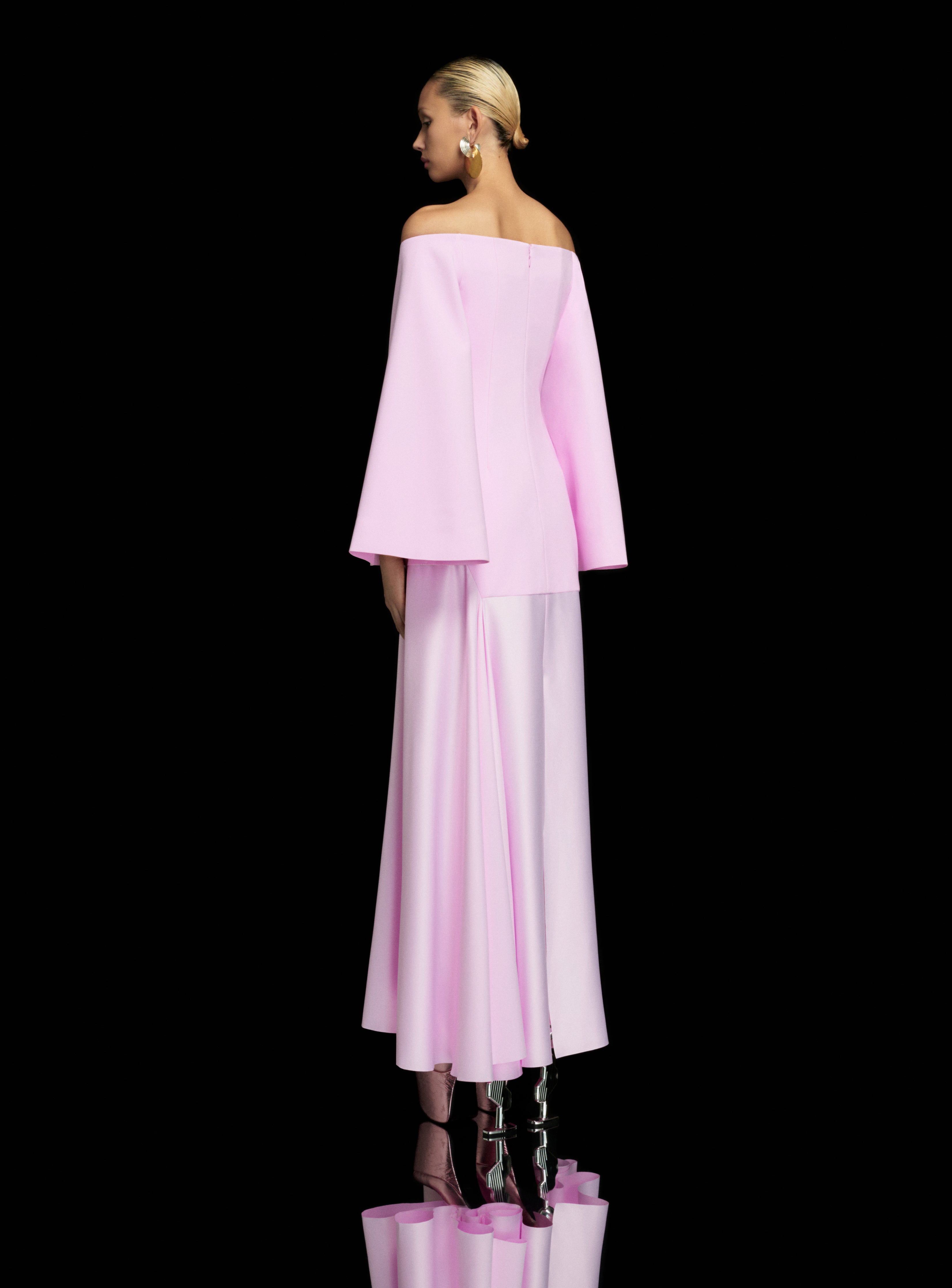 Solace London Rina Maxi Dress sukienka różowa
