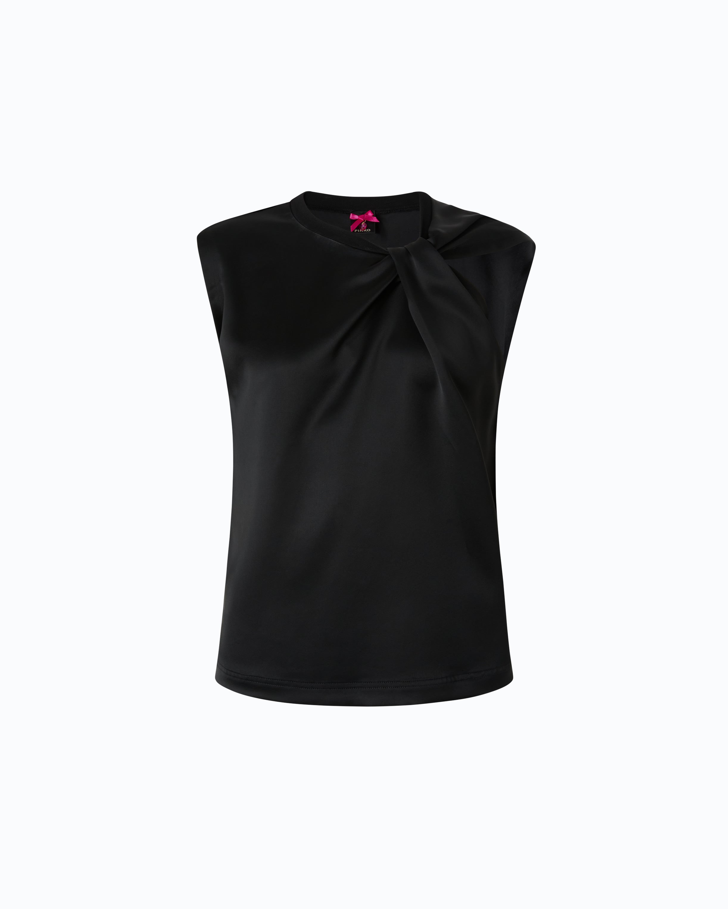 Pinko Smart Blouse bluzka satynowa czarna