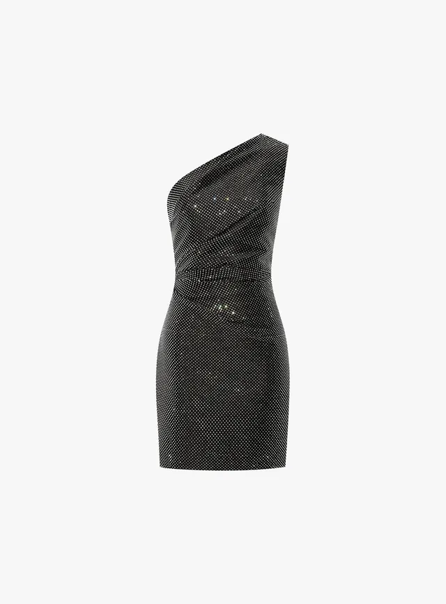Solace London Allyson sukienka koktajlowa czarna mini