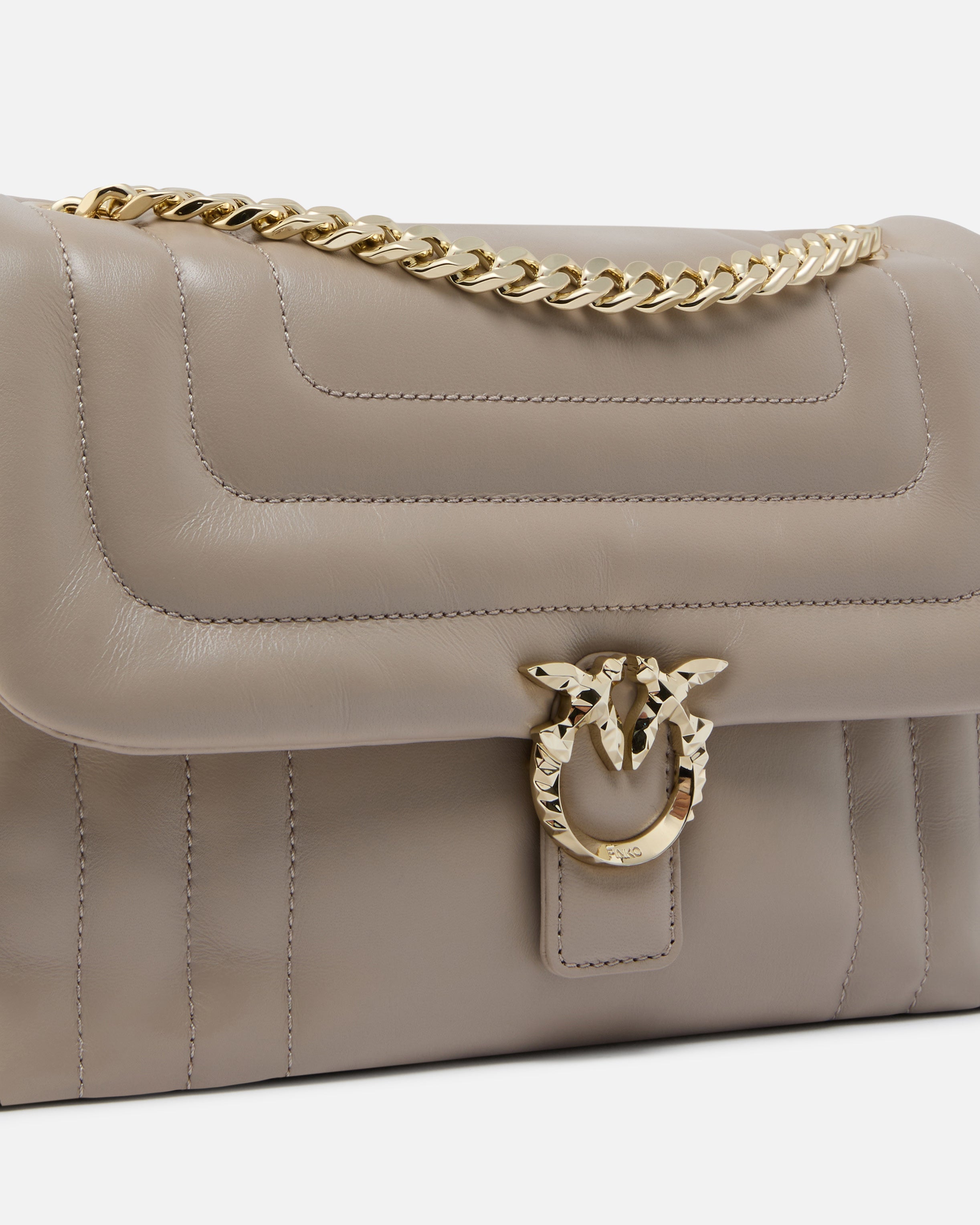 Pinko Love Bag Puff torebka pikowana U z łańcuszkiem
