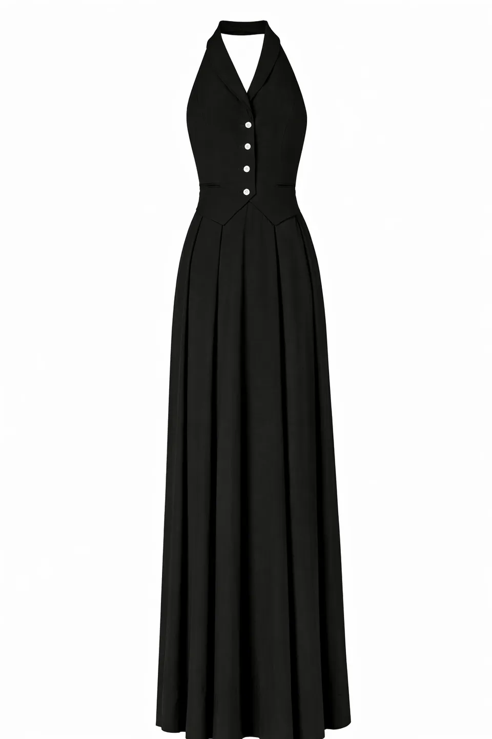 Temperley London Elodie suknia wieczorowa czarna