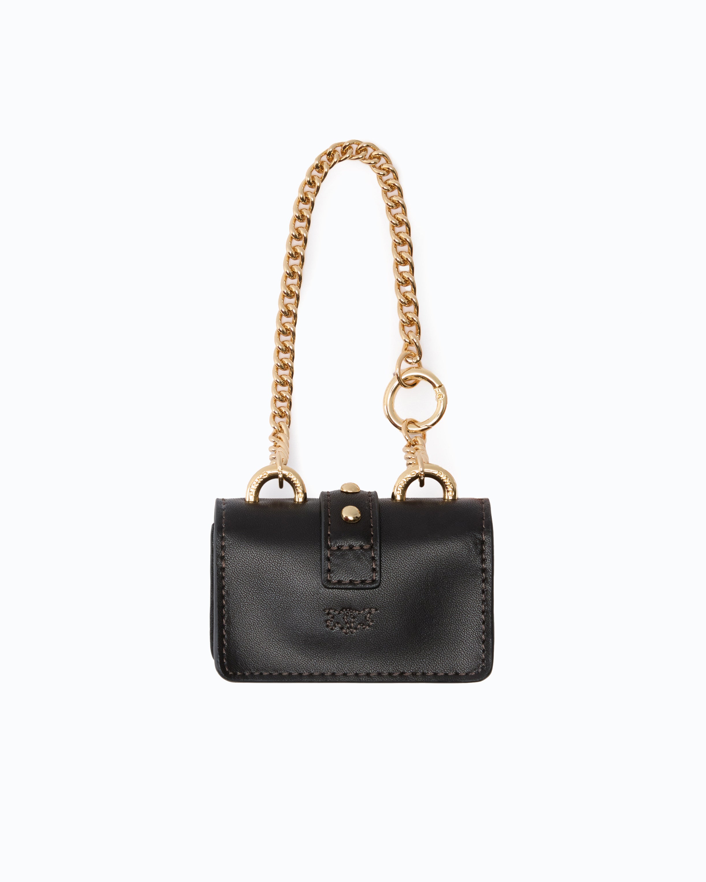 Pinko Love Bag Nano Love One torebka skórzana mini
