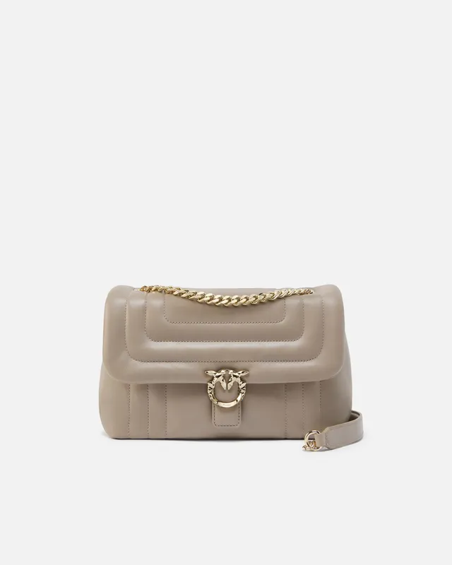 Pinko Love Bag Puff torebka pikowana U z łańcuszkiem