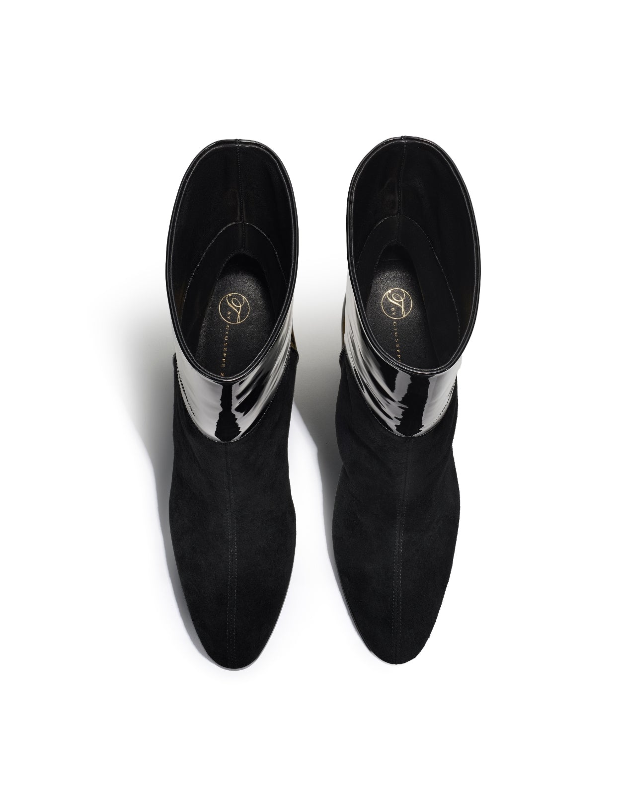 Temperley London Dusk botki skórzane czarne obcas 9 cm