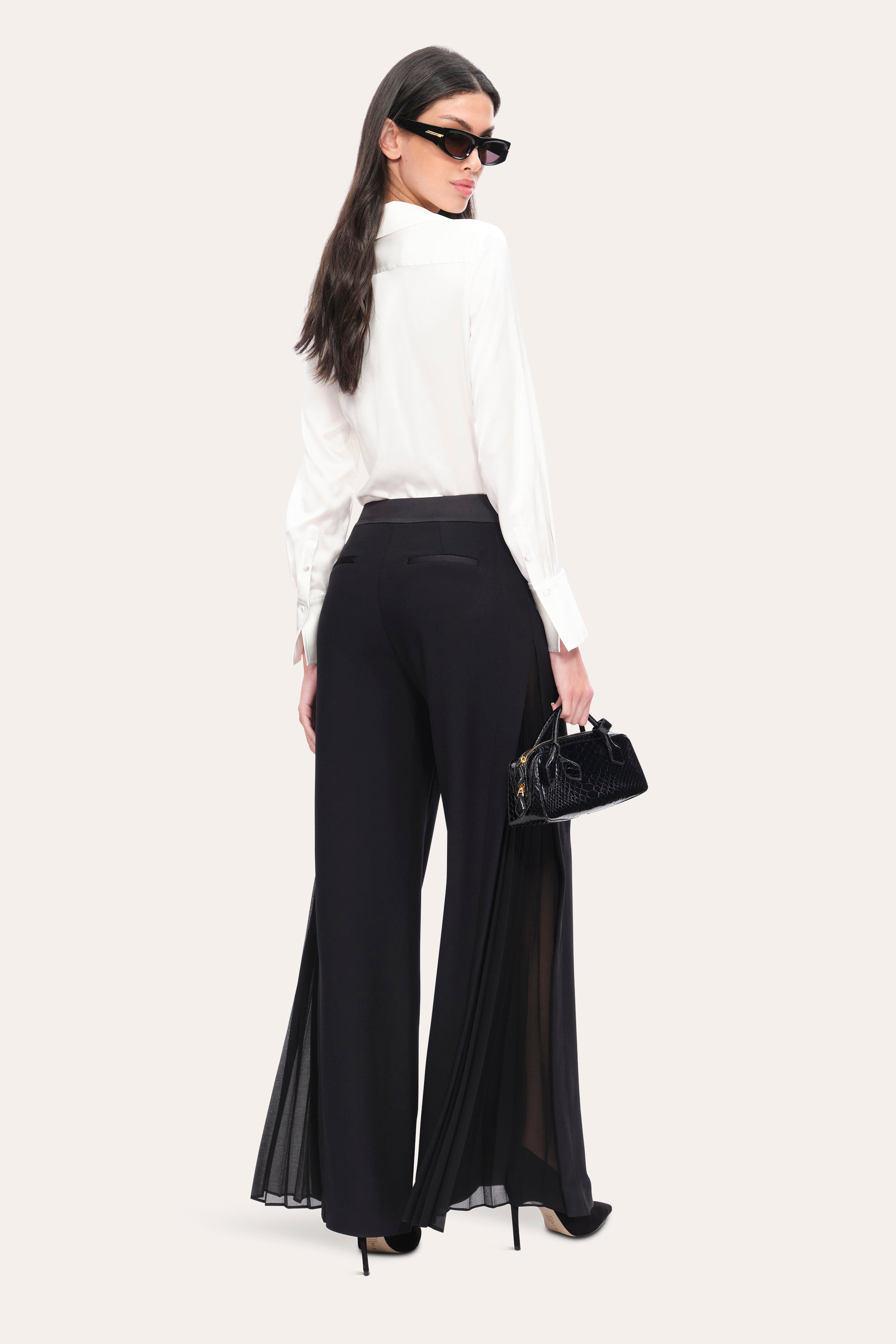 Elie Tahari Sophia koszula Fresh Pearl jedwabna