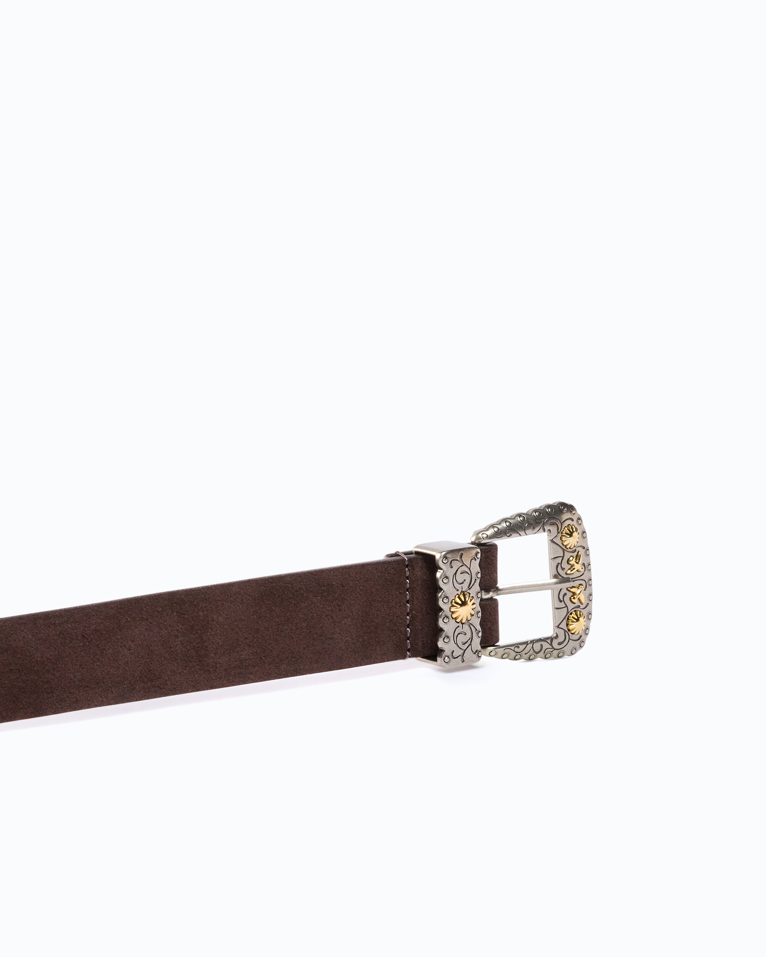 Pinko Triptych Belt pasek zamszowy kowbojski 3 cm