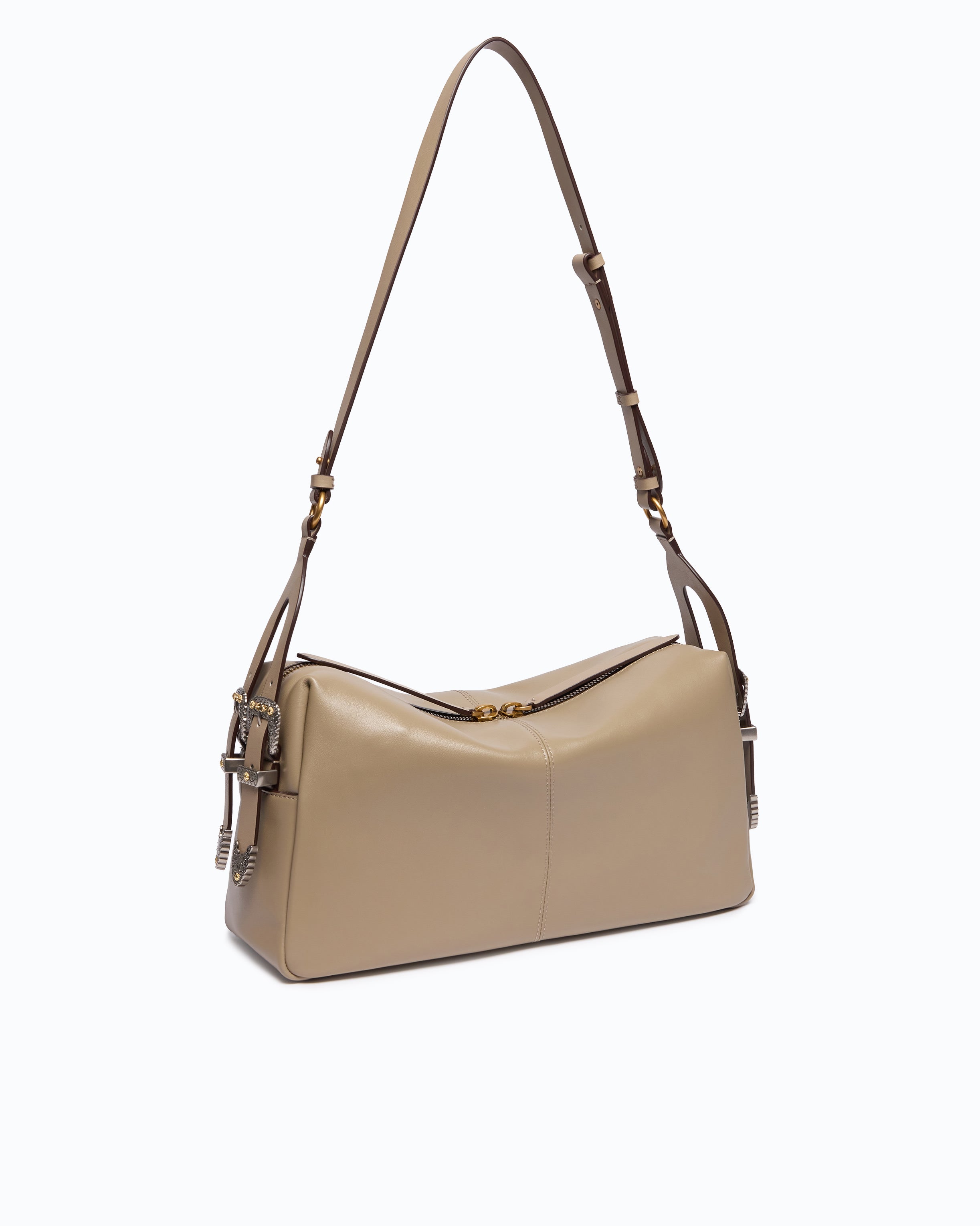 Pinko Keeper Bag torebka skórzana średnia