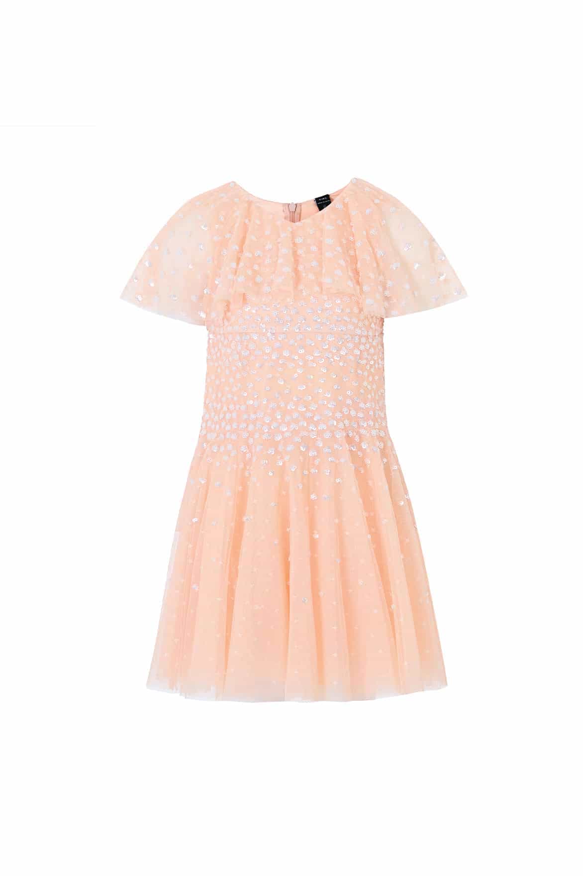 Needle & Thread Sunrise Sequin Short Cape Kids Dress sukienka dziecięca