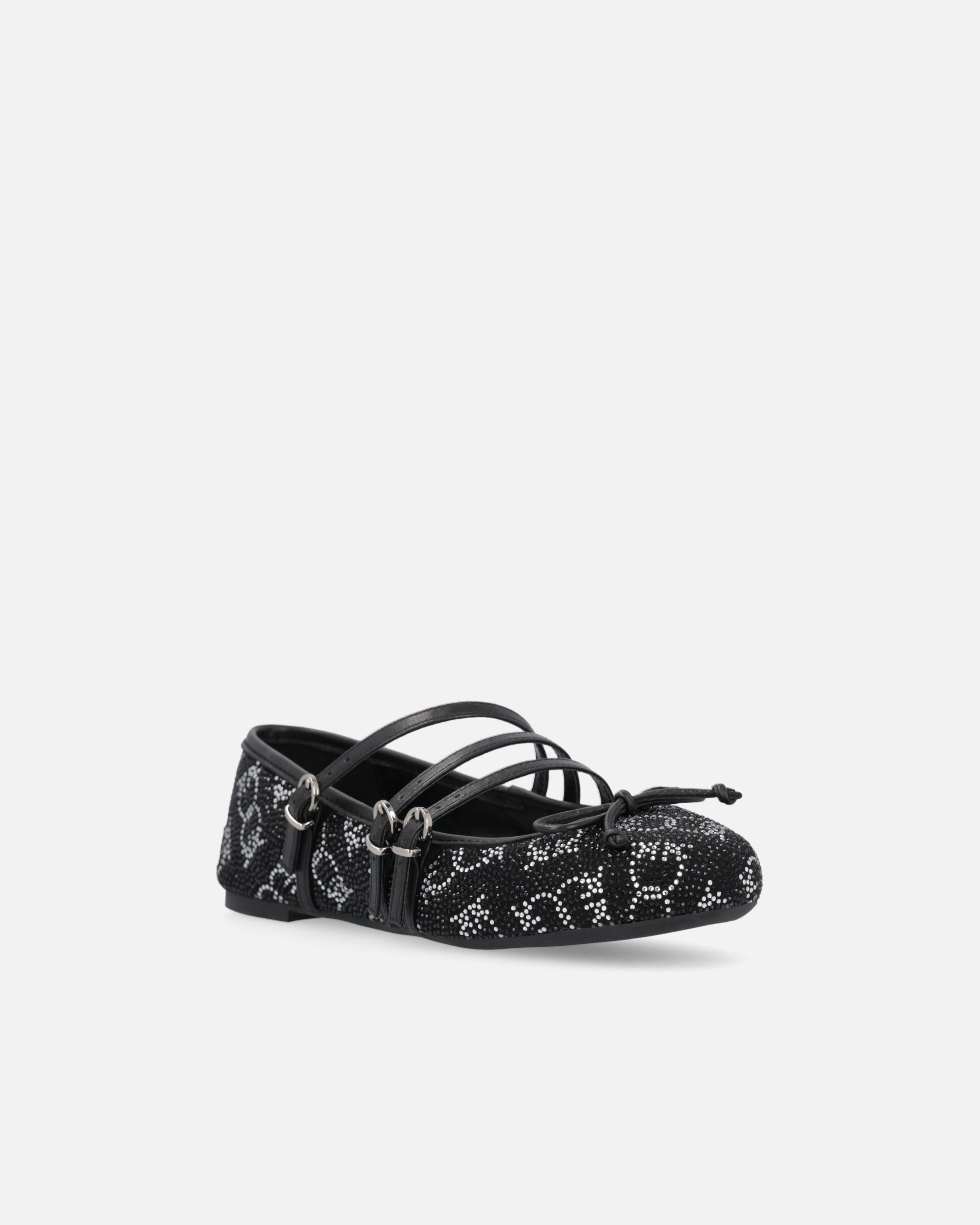 Pinko Joy 10 baleriny monogram z kryształkami