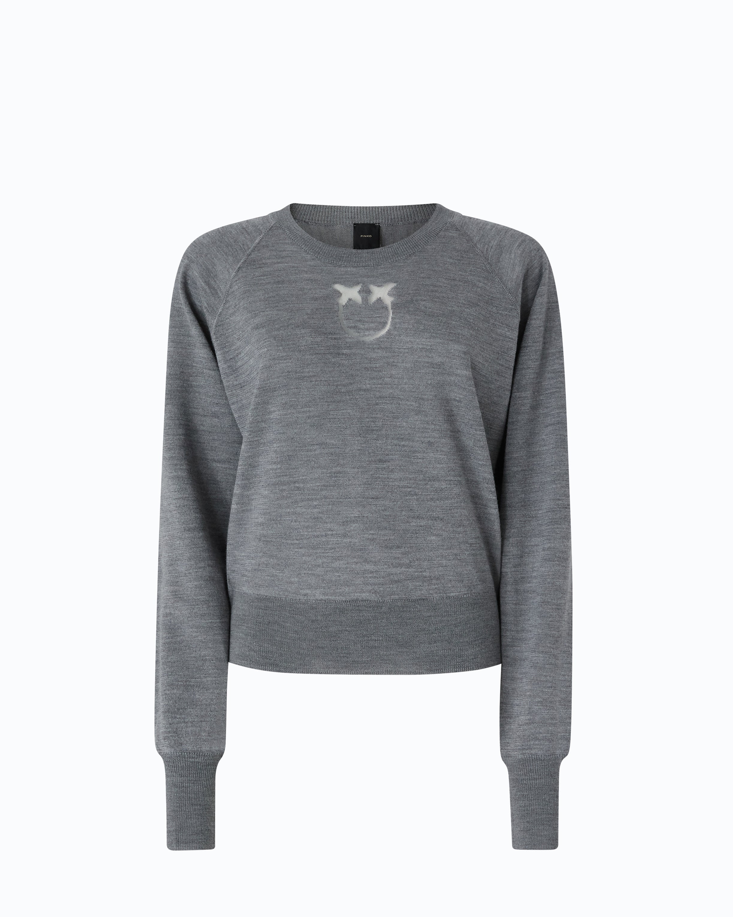 Pinko Lanzarote sweter wełniany czarny