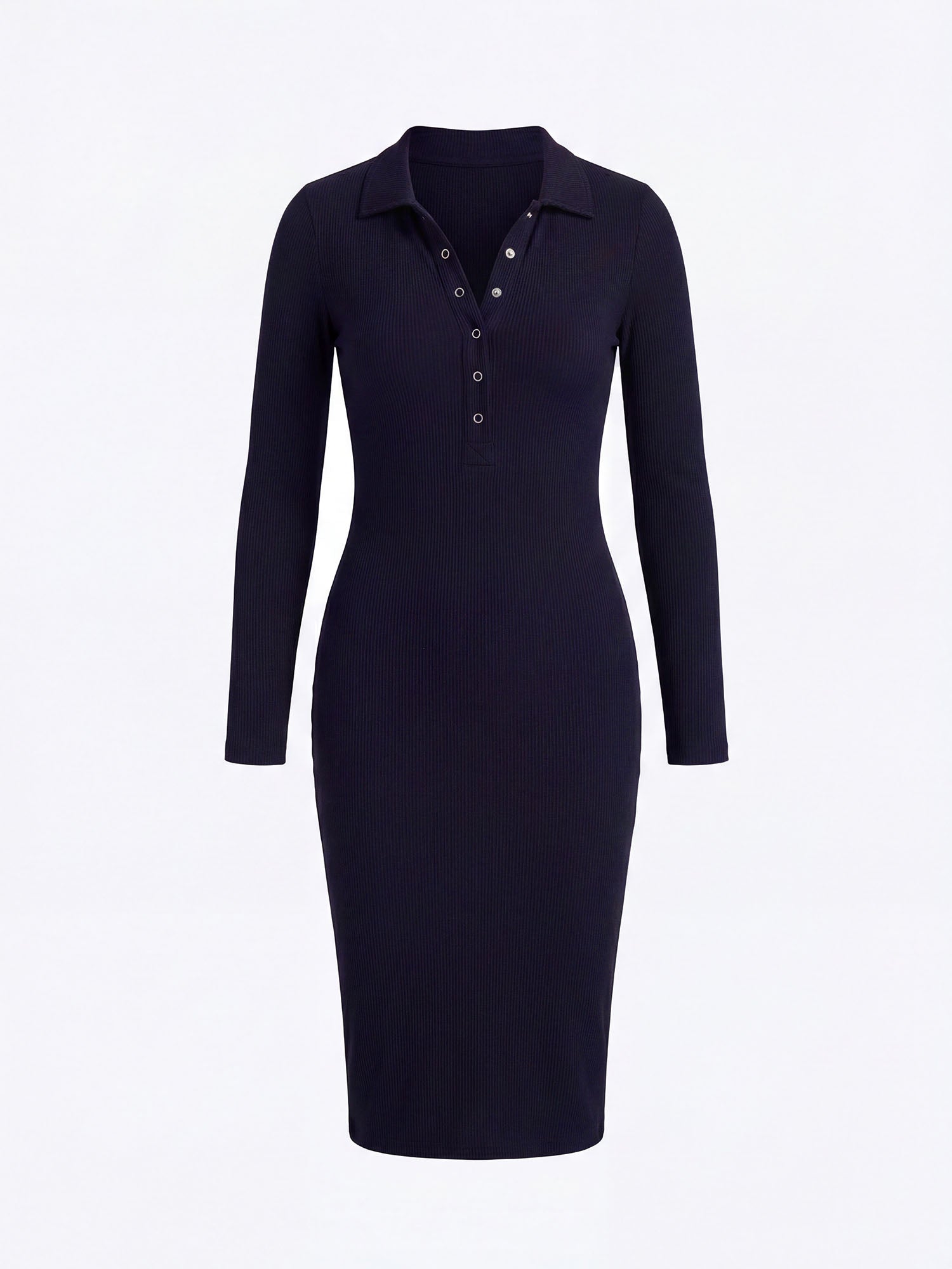 Nudyess Ariadna sukienka midi Dark Navy polo