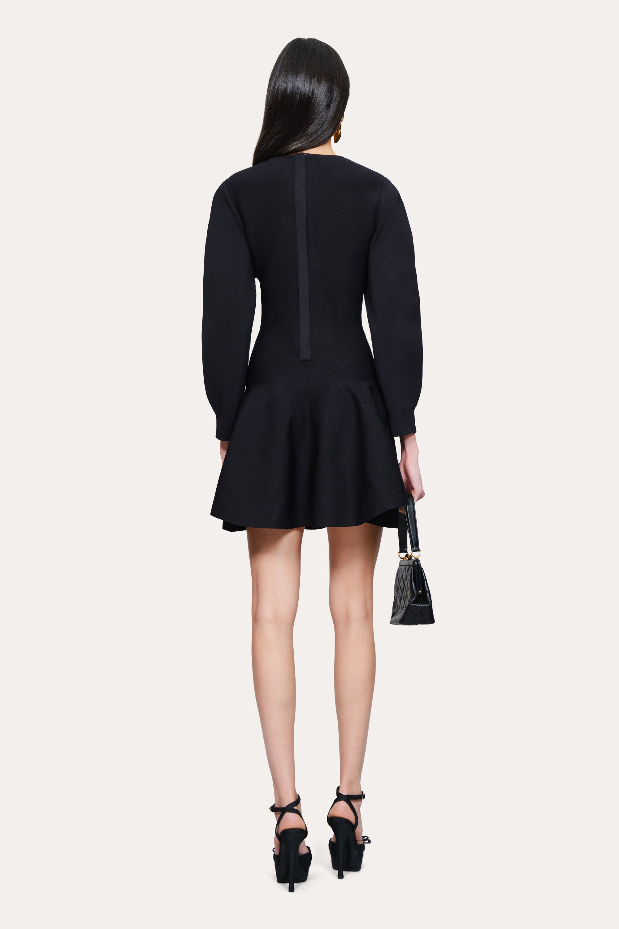 Elie Tahari Milano Sculpt ED5YJ615 sukienka mini czarna