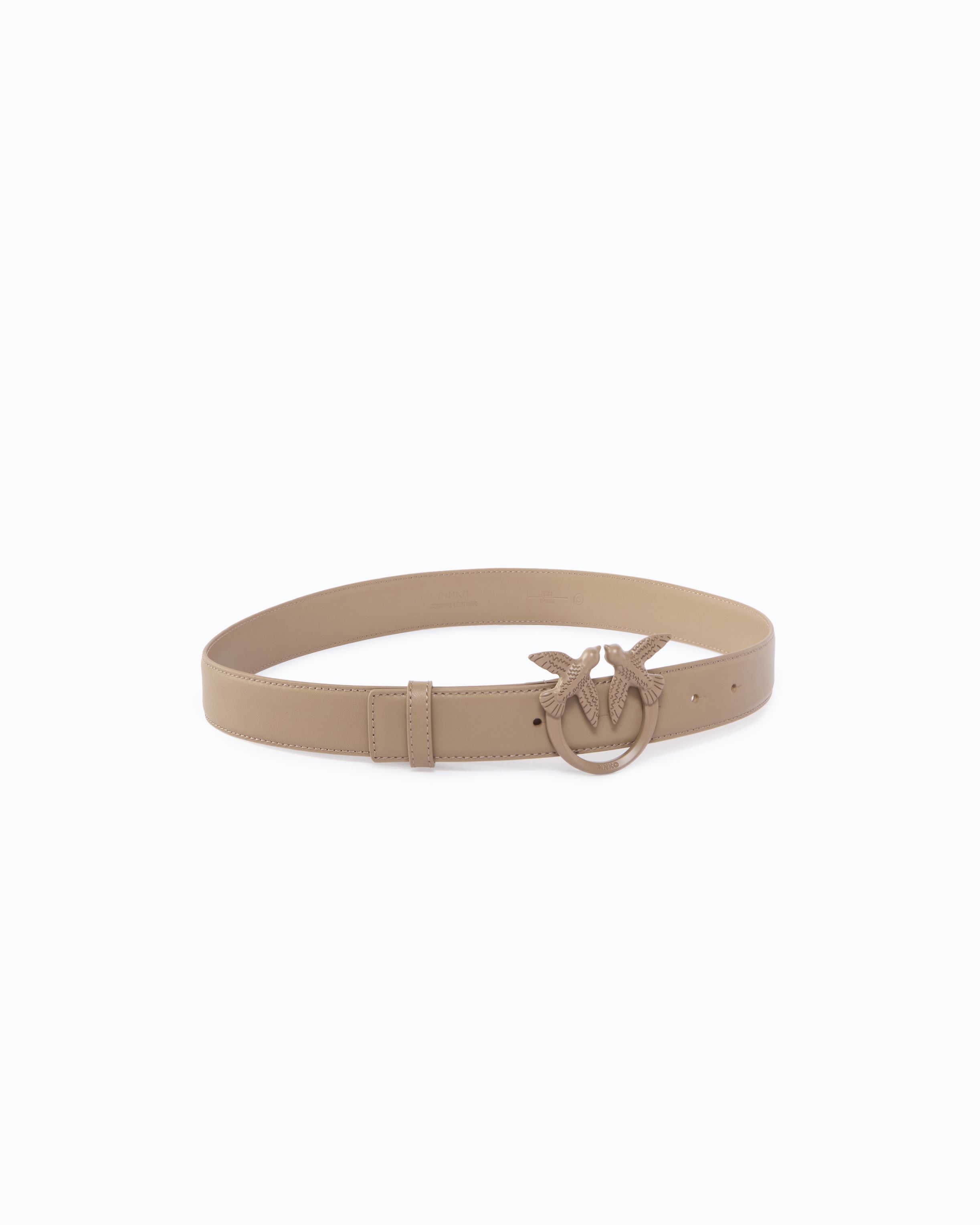 Pinko Love Berry H3 pasek skórzany 3 cm matowa klamra