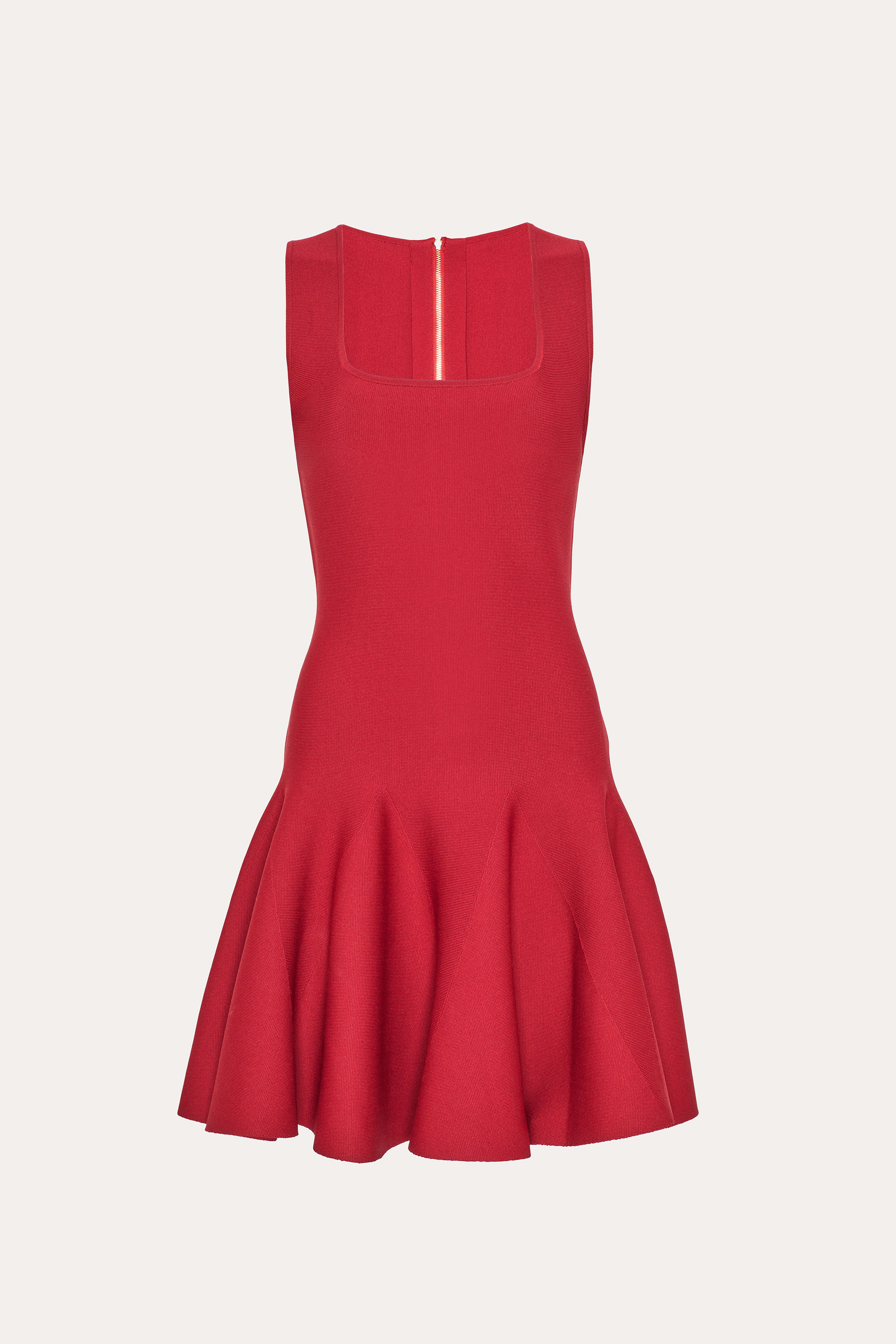 Elie Tahari Milano Sculpt sukienka Lacquer Red mini
