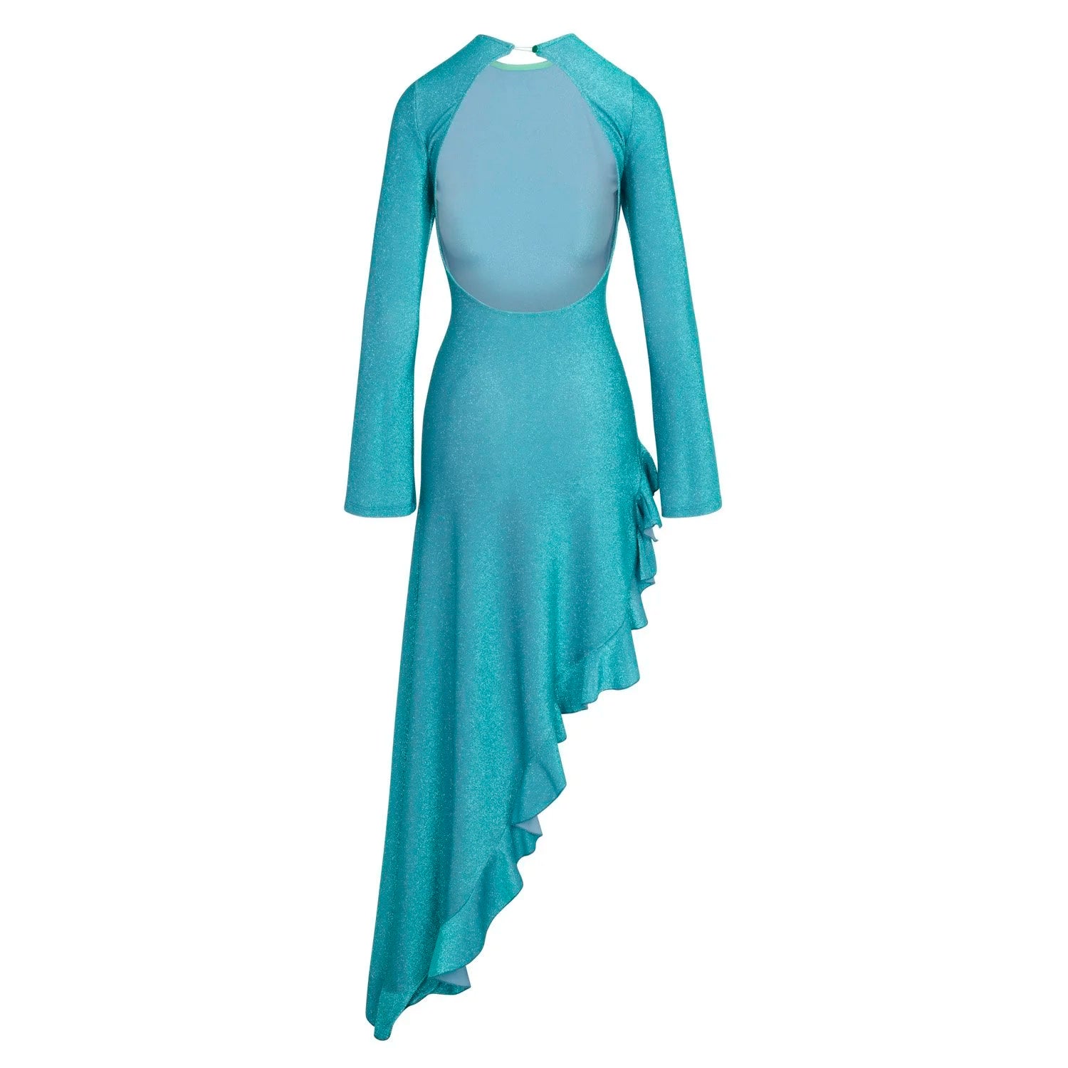 Delfi Collective Rosalia Metallic sukienka wieczorowa długa