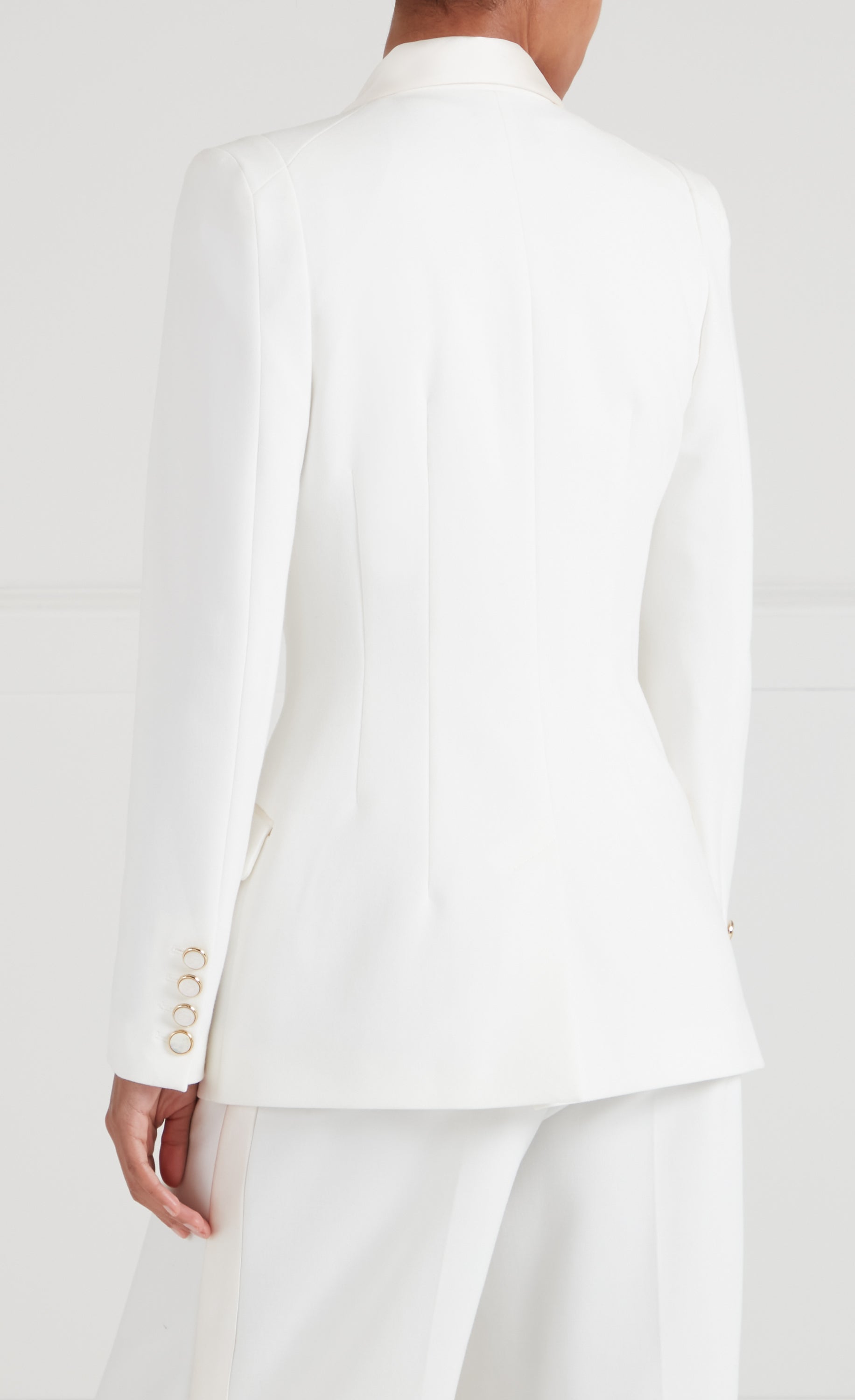 Temperley London Nyx marynarka garniturowa ivory