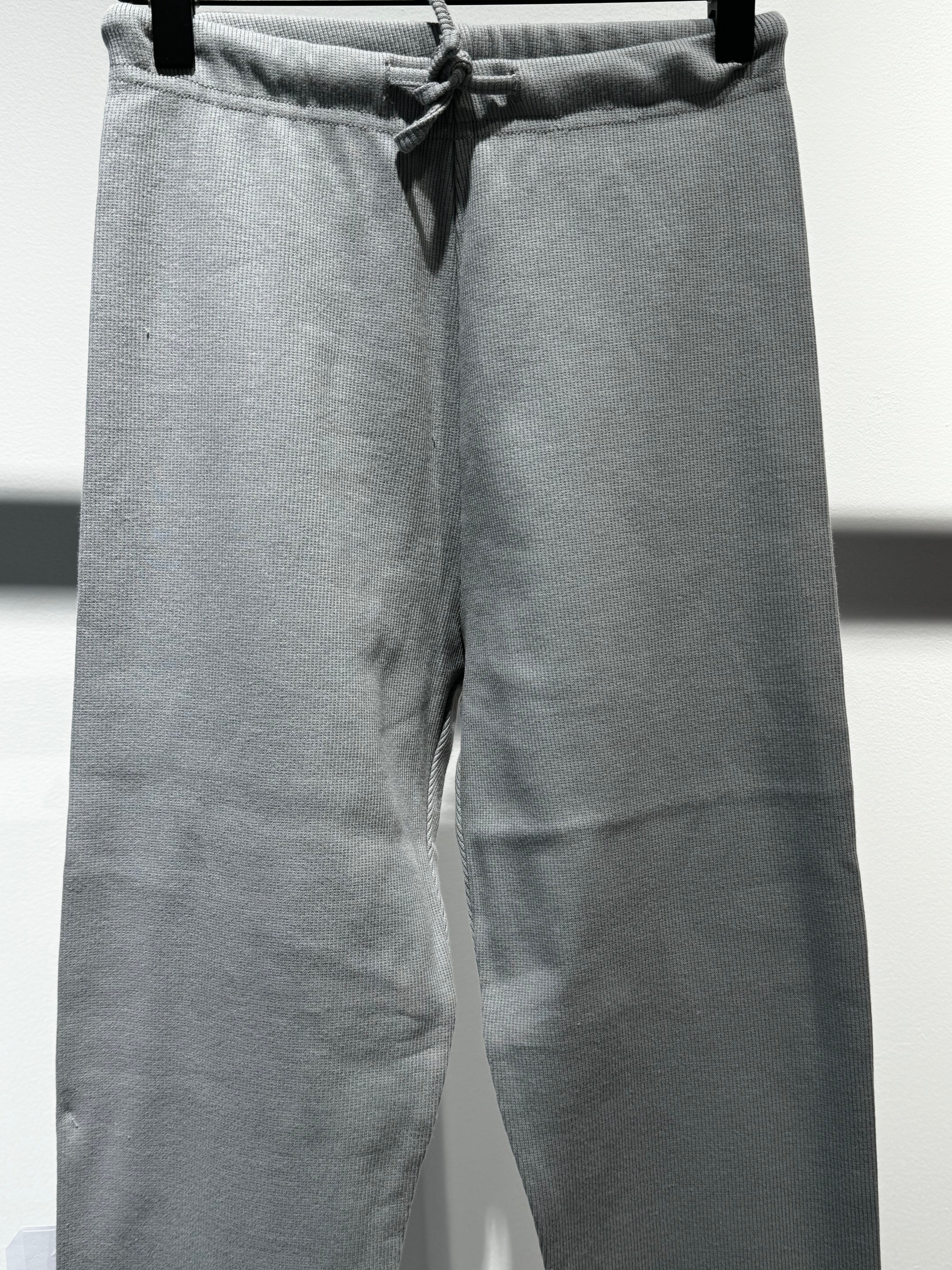 Nudyess legginsy prążkowane szare bawełniane