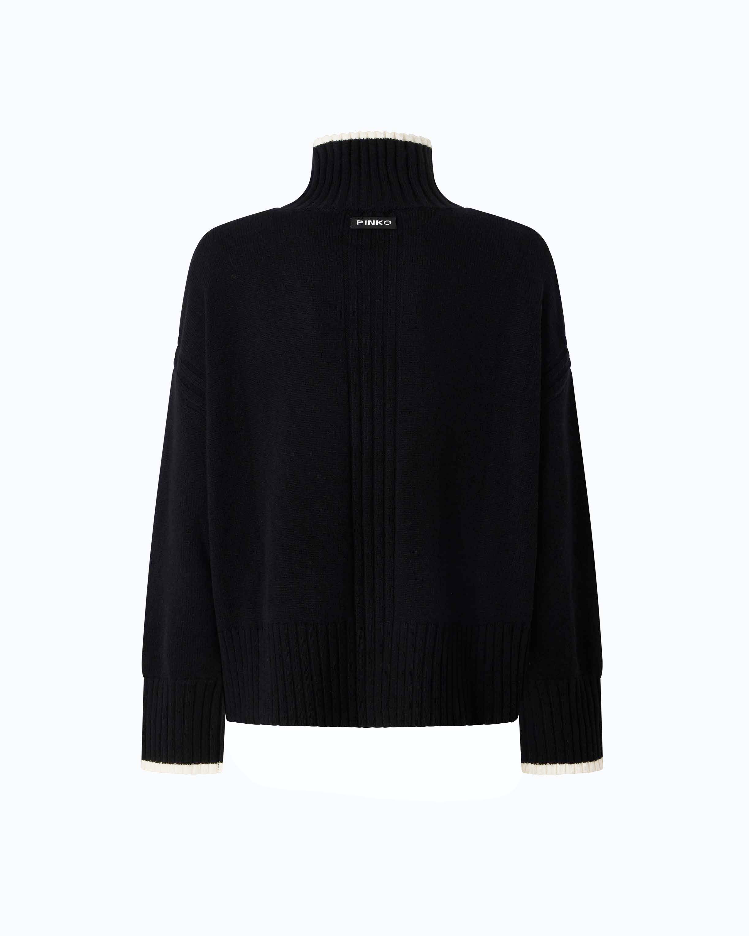 Pinko Falkland Sweater golf kaszmir czarny