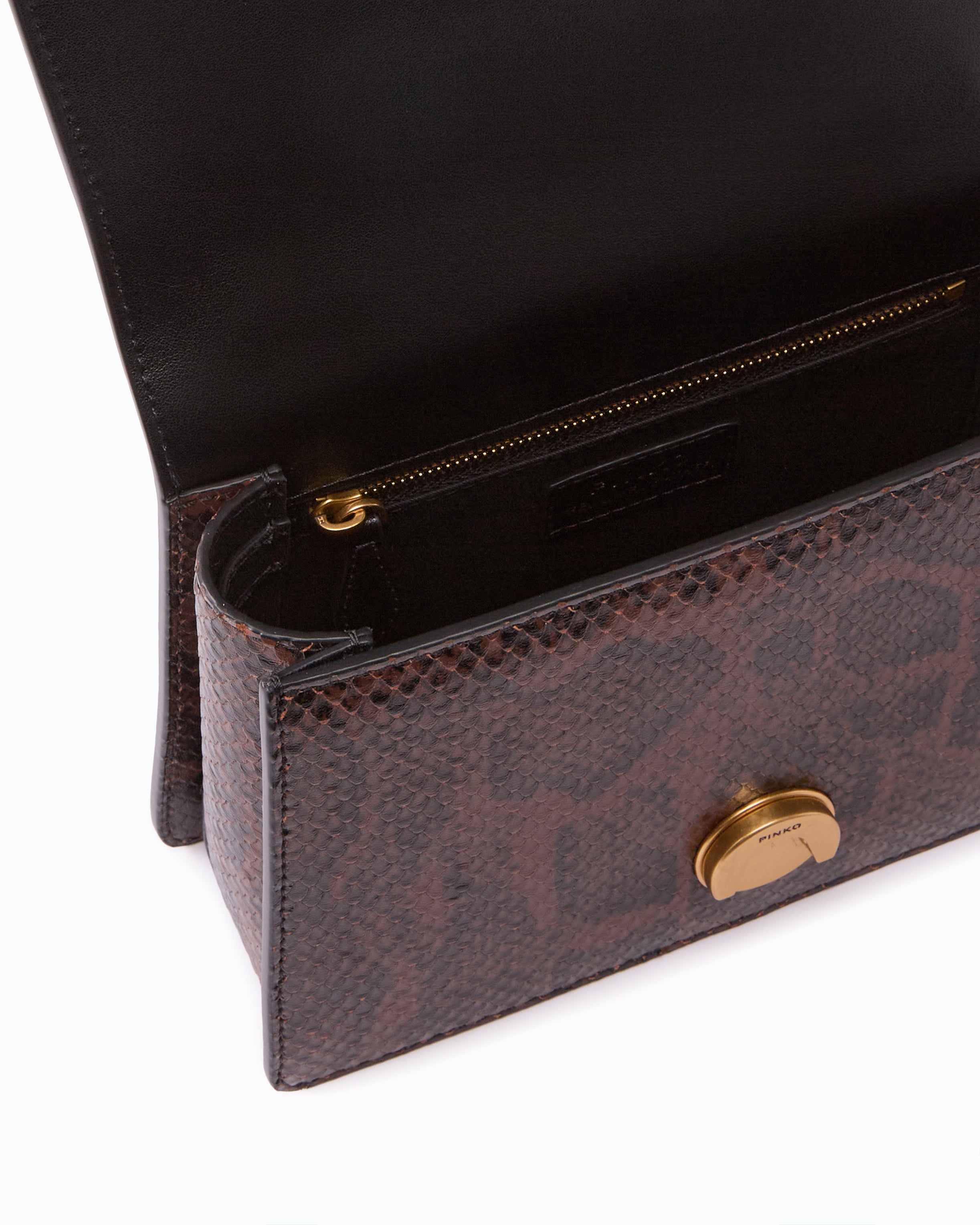 Pinko Love One Top Handle torebka pyton mini