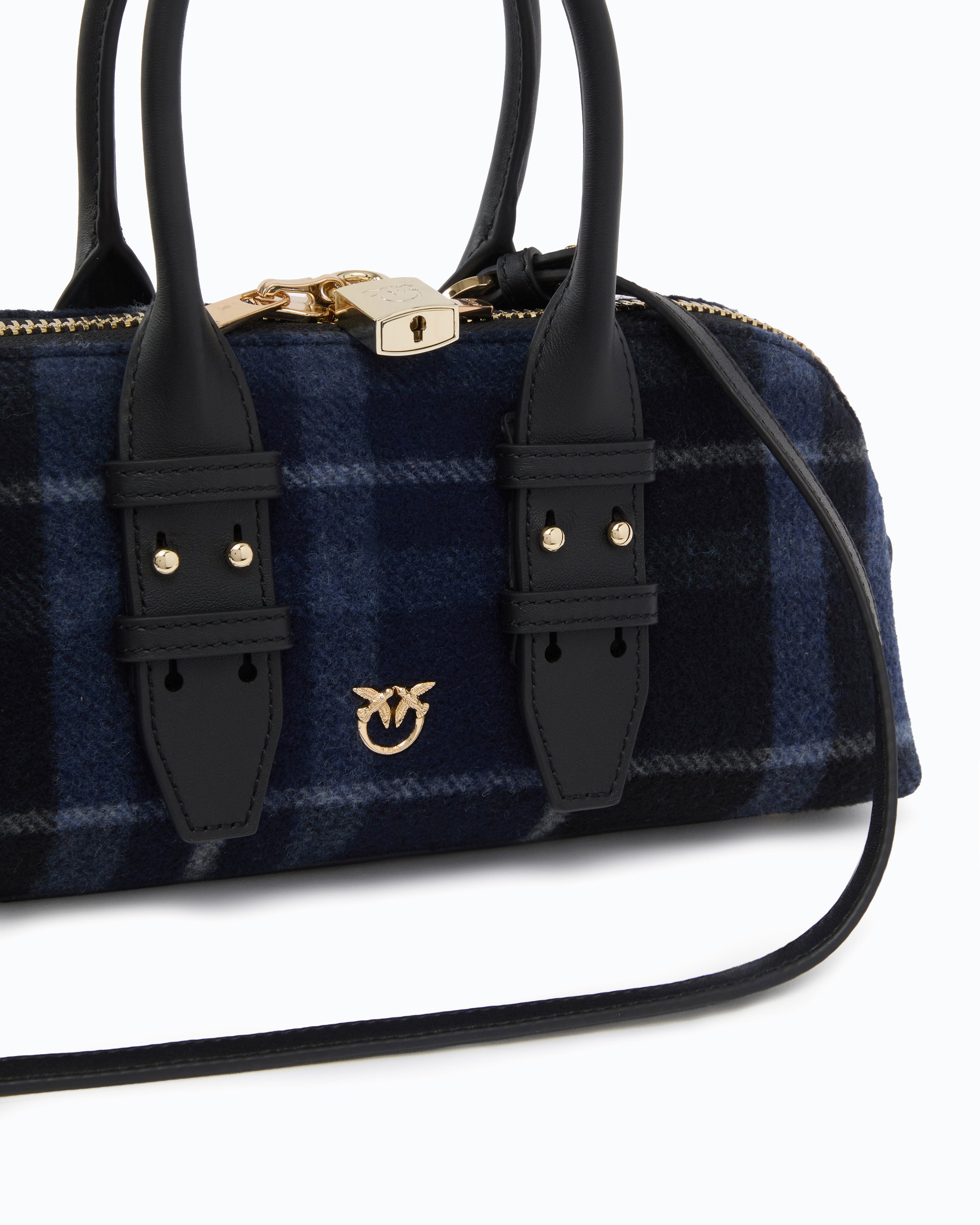 Pinko Escape Bag Horizontal torebka krata