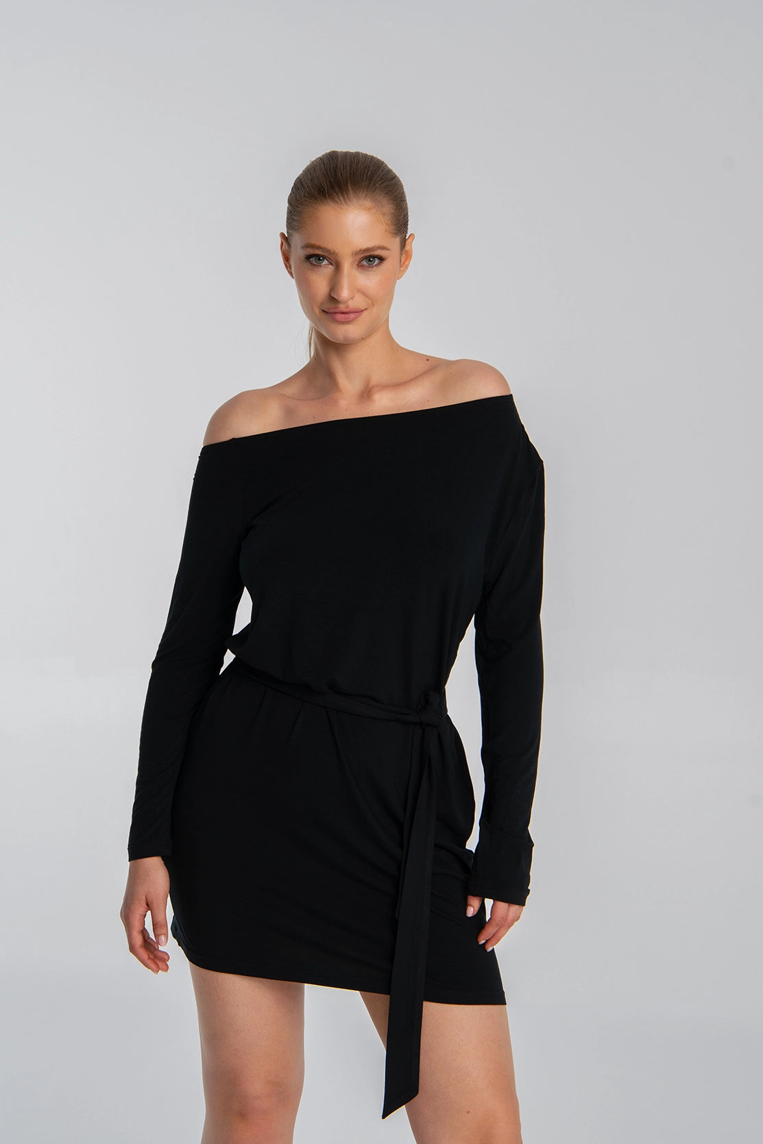 Nudyess Sable sukienka mini Black modal