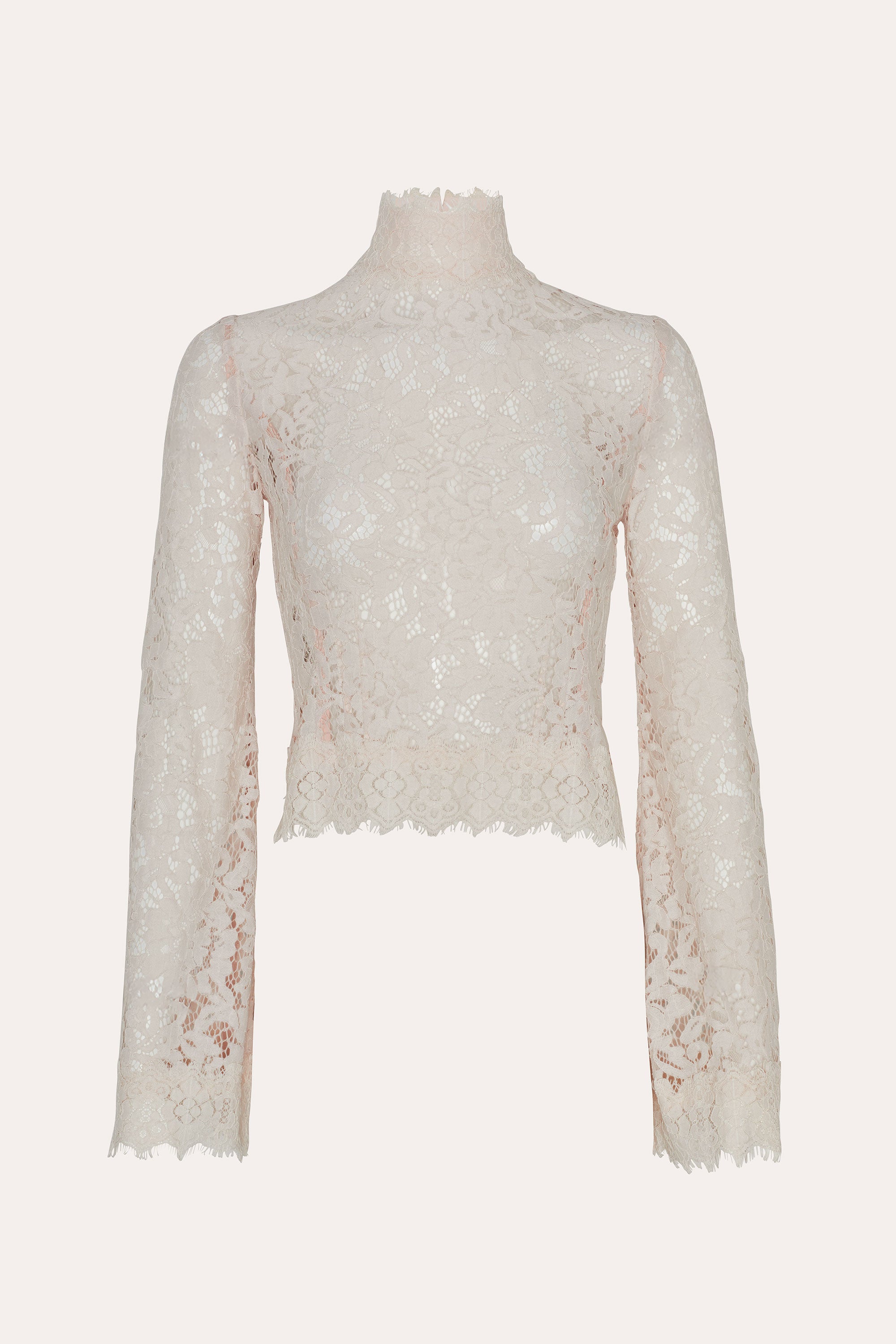 Elie Tahari Isabella top koronkowy Camellia Veil